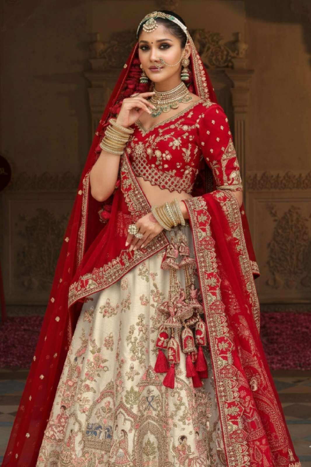 TATHASTU ANAARA BRIDAL WEAR 152 TO 165 HEAVY BRIDAL SILK LEHENGA CHOLI