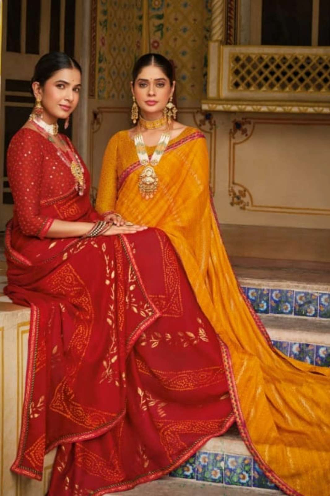 Vipul SAJEELI 2 85707A TO 85710A Festival Wear Designer Georgette Saree