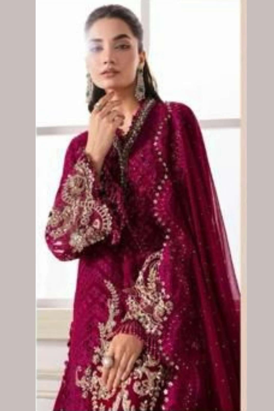Ziaaz code 997 1002 1004 Georgette Designer Pakistani Suit