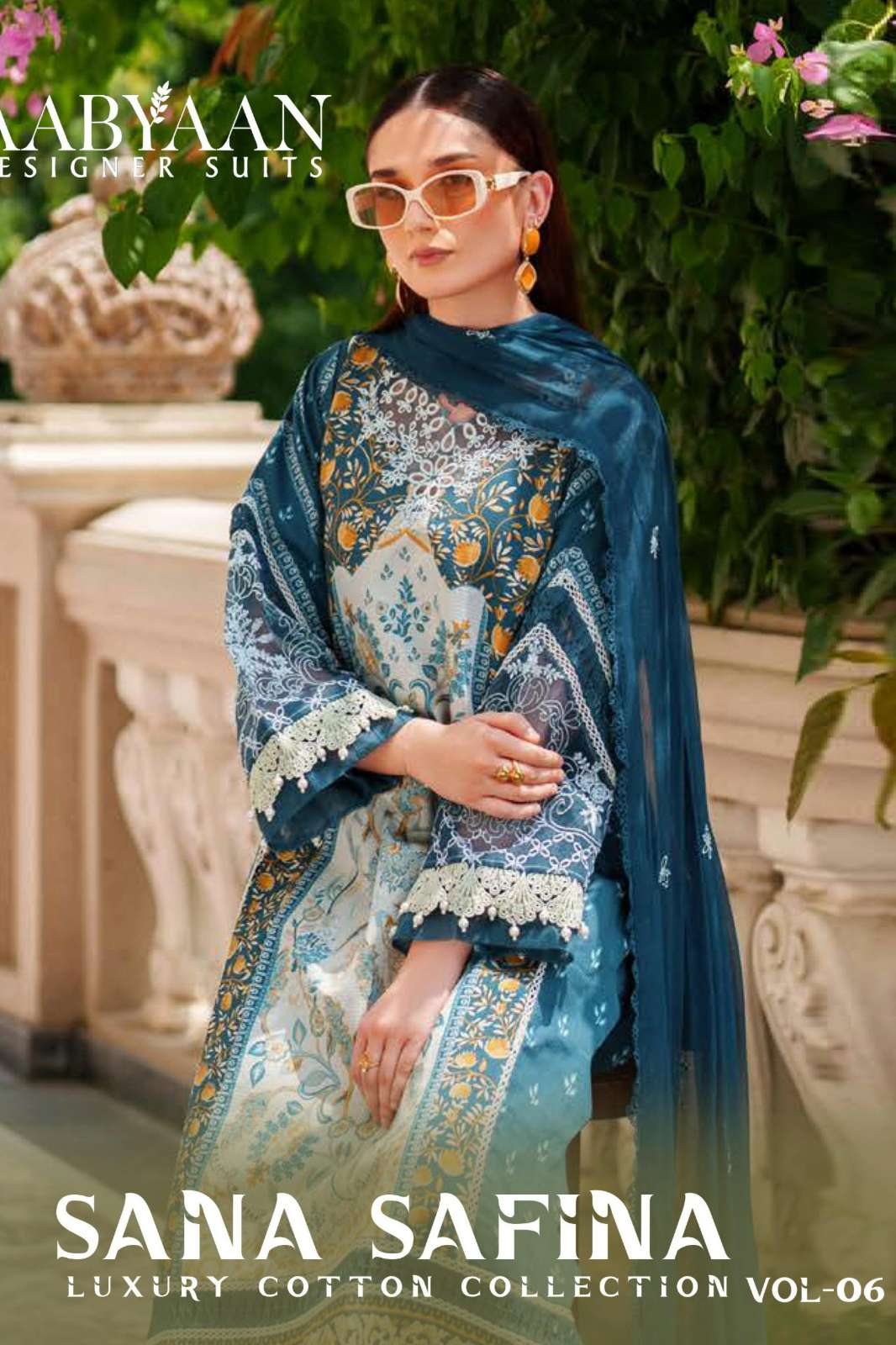 AABYAAN SANA SAFINA VOL 6 Beautiful Printed Pure Cotton Pakistani Suit 