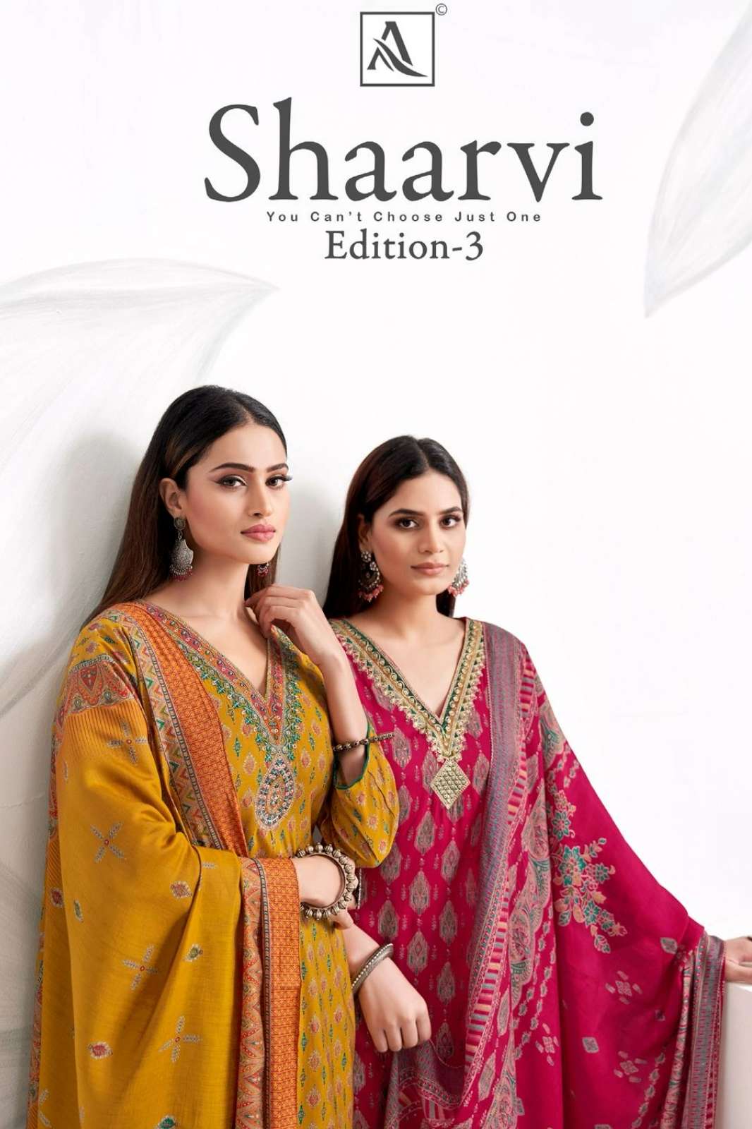 Alok Suit SHAARVI 3 Premium Modal Embroidery Work Suit 