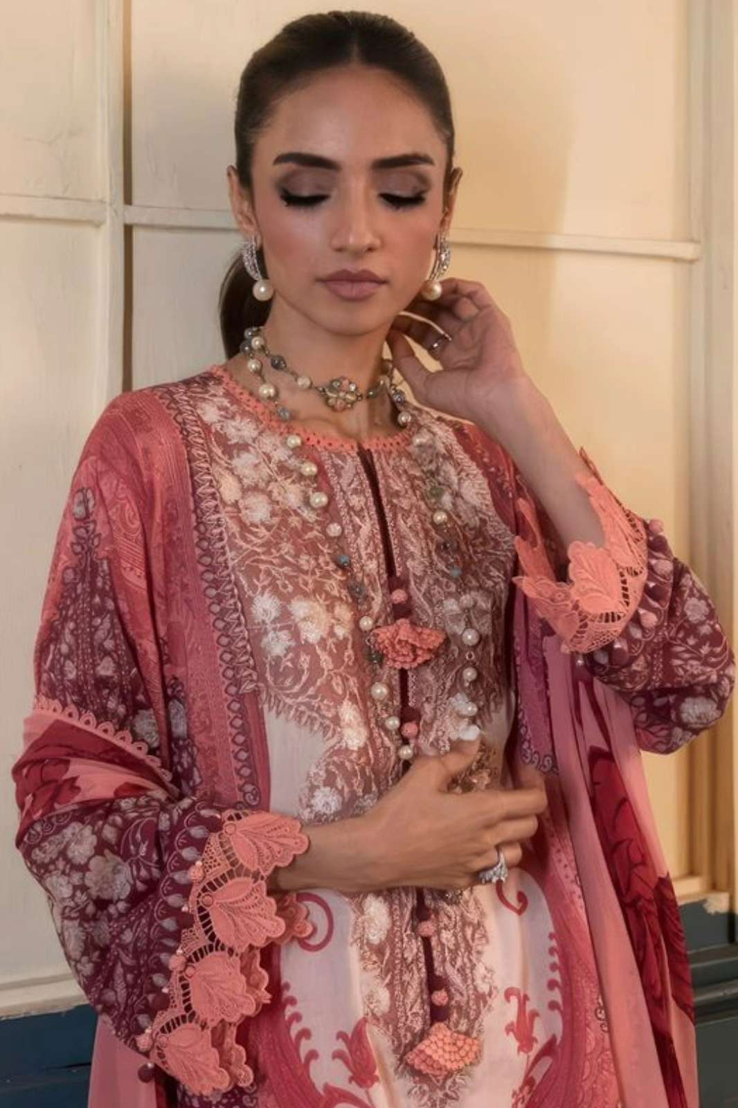 Alzohaib AZ 1361 1362 Pure Cotton Pakistani Style Suit