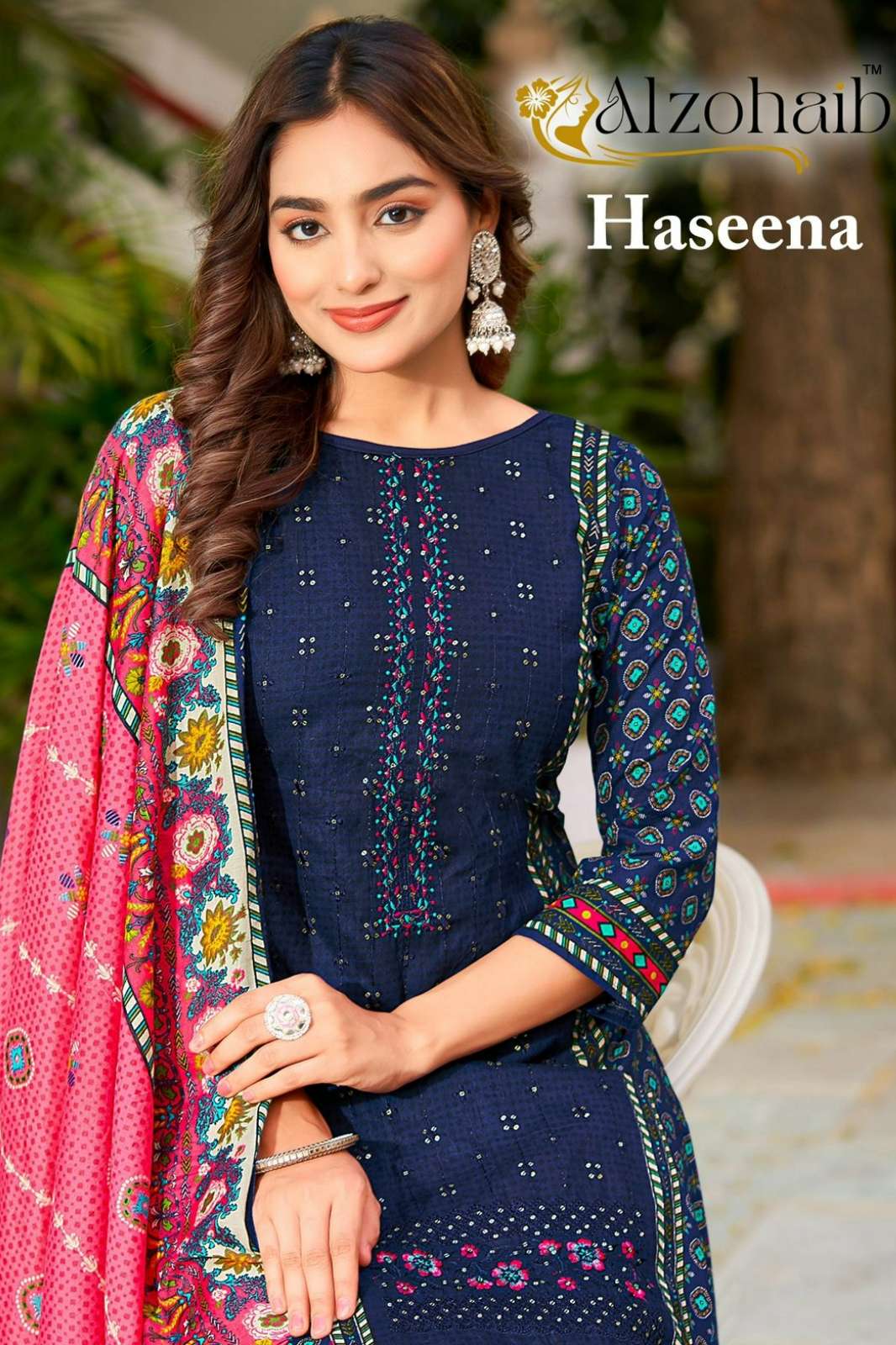 ALZOHAIB AZ 1378 1379 1380 1381 PURE COTTON PAKISTANI SUIT