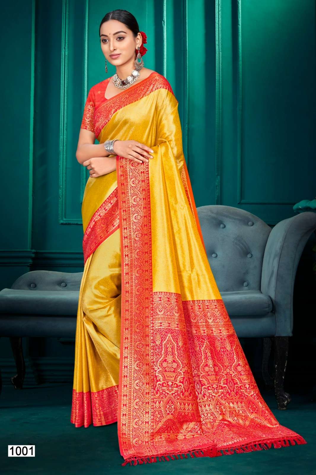 Bunawat SAHI SILK VOL 01 1001 TO 1006 Kanjivaram Silk Saree