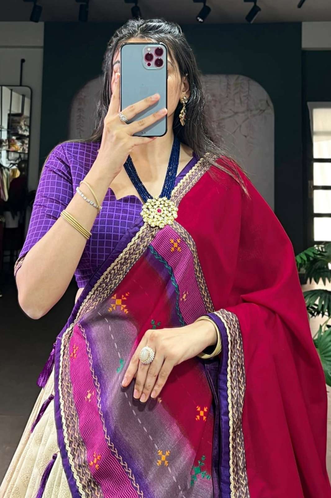 Crazy Cloths ANAHITHA Tasar Designer Silk Lehenga Choli