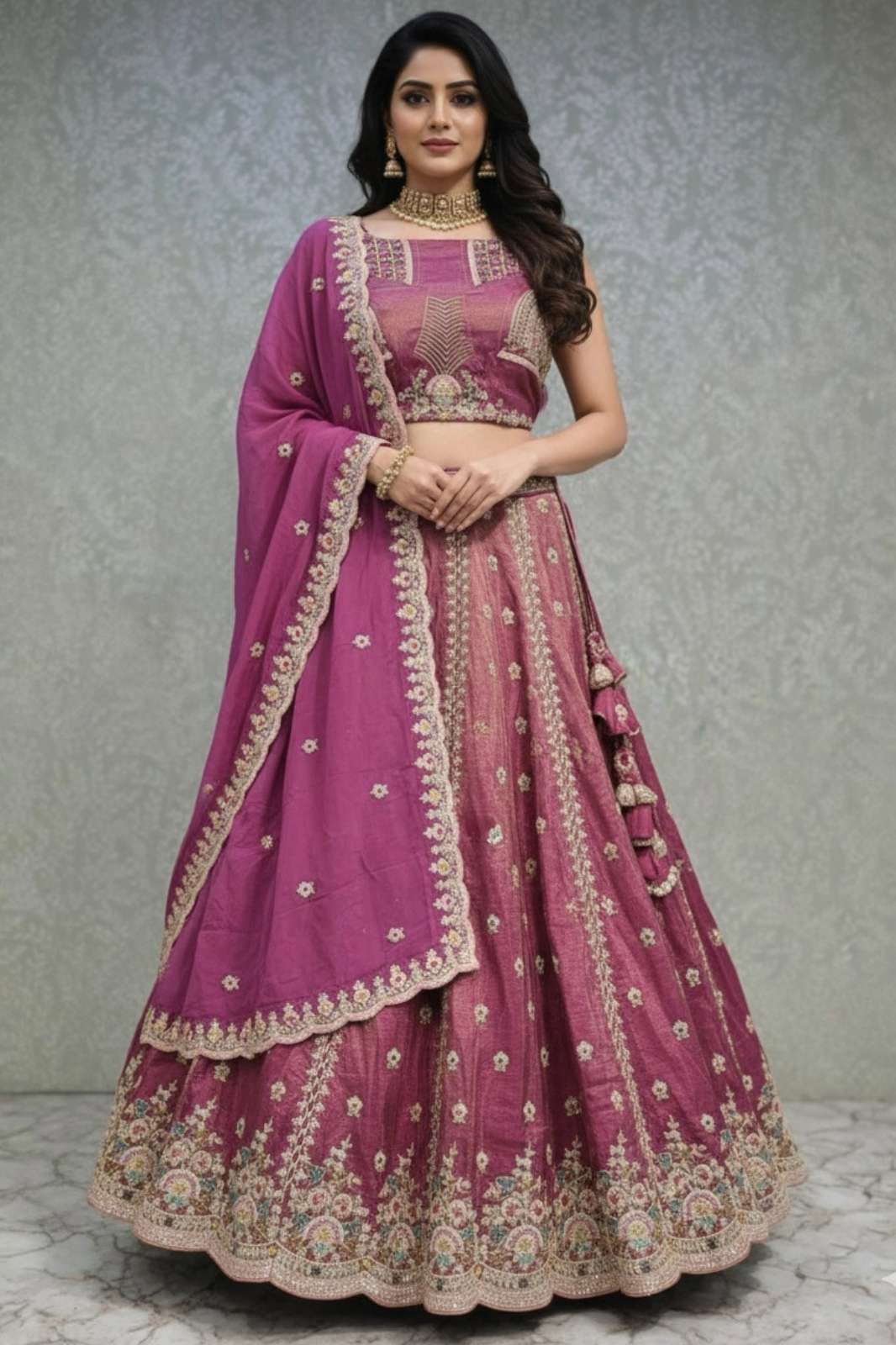 Crazy Cloths Designer Lehenga L 2001 Series Viscose Crape Lehenga Choli