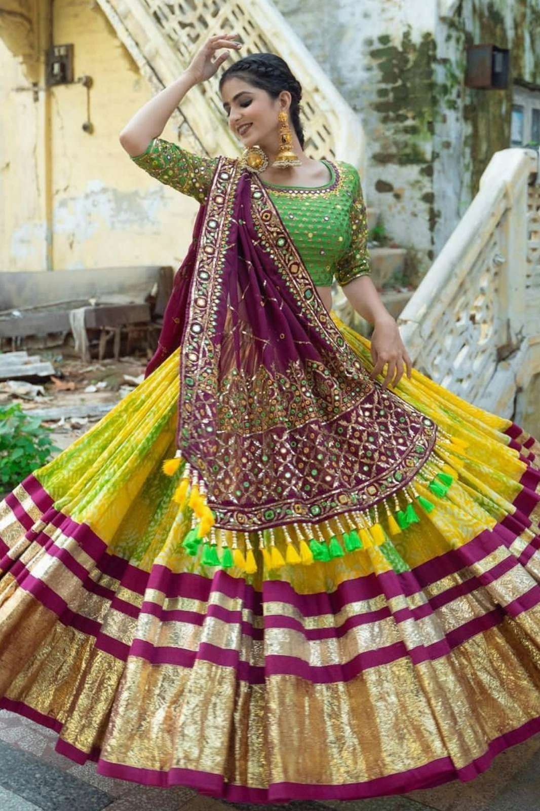 Crazy Cloths SF 1373 Soft Butter Silk Lehenga Choli