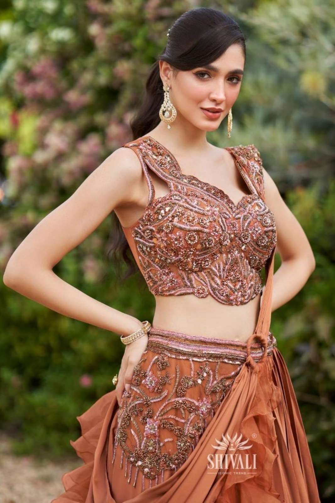 Crazy Cloths Wedding Season Designer Pure Silk Lehenga Choli