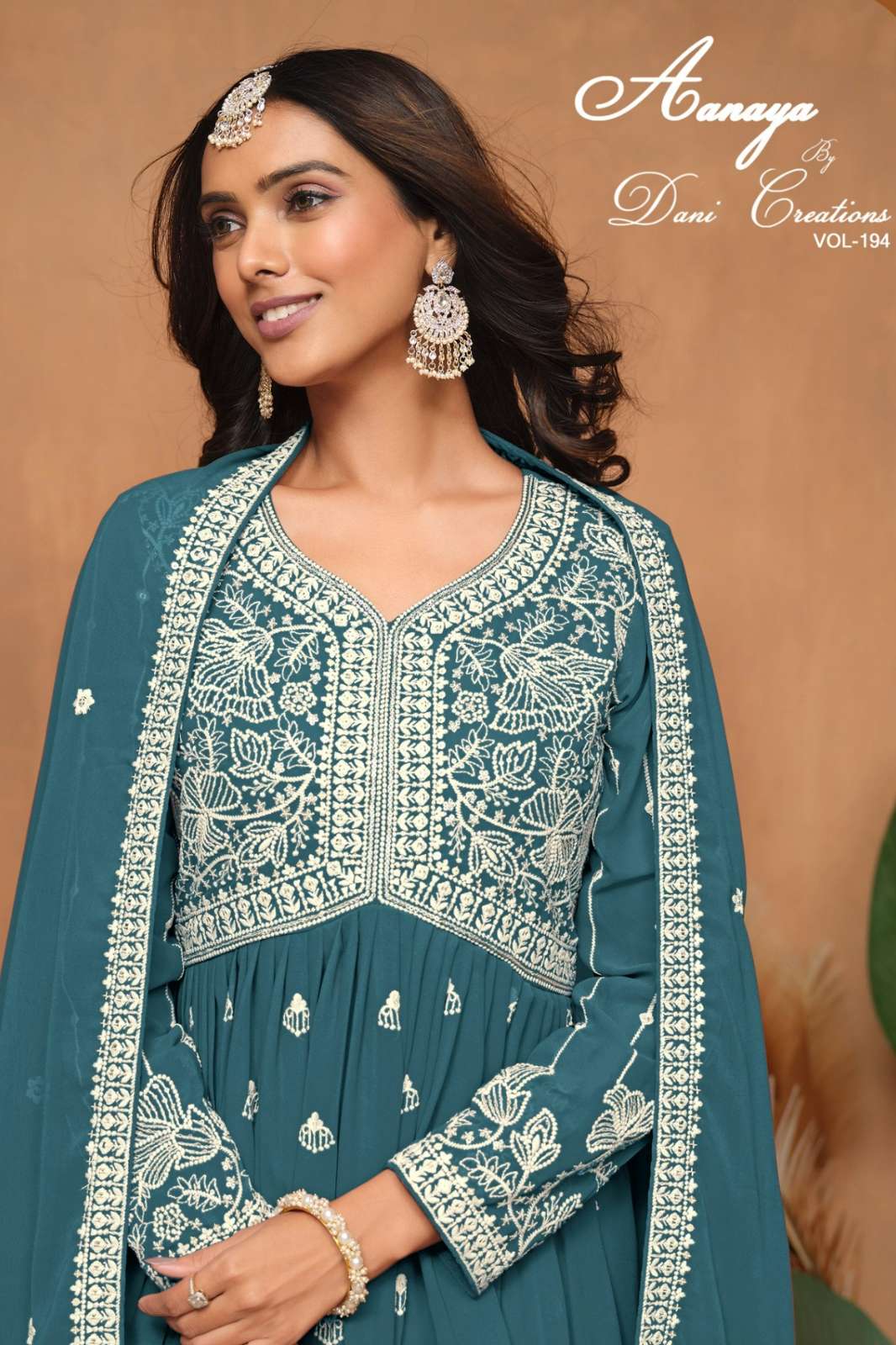 DANI AANAYA 9400 SERIES VOL 194 FAUX GEORGETTE SHARARA SUIT