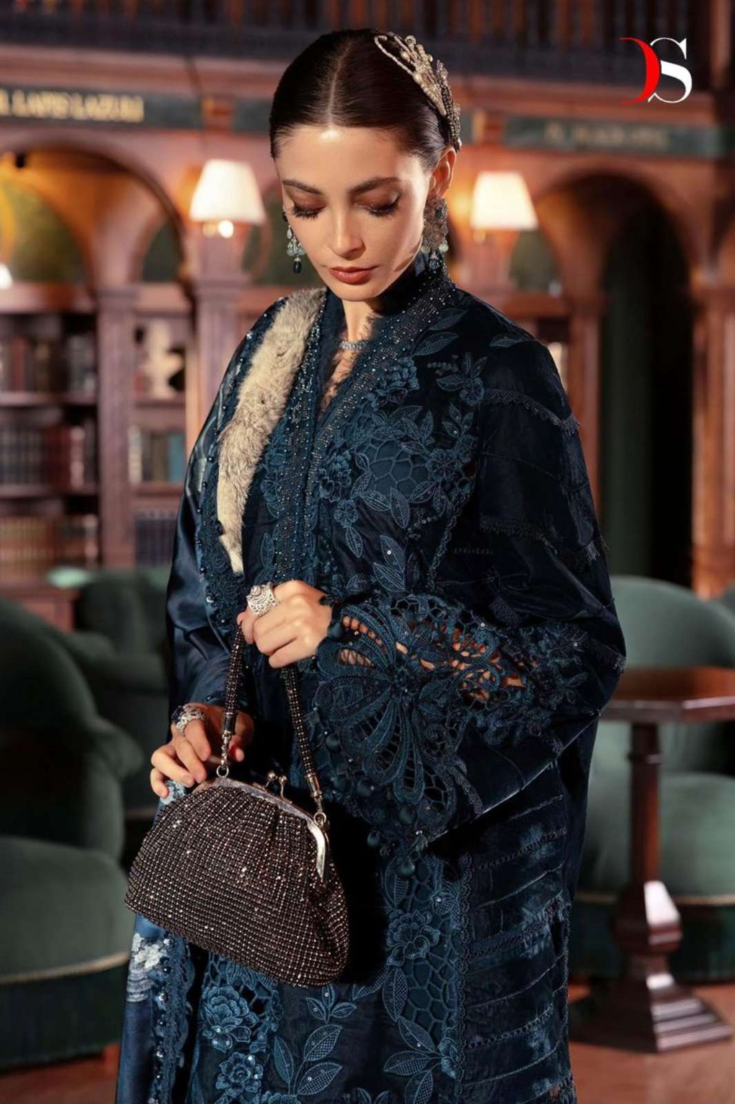 DEEPSY MARIAB LUXE 25 2 TIMELESS SUIT WITH HAND EMBROIDERY PERFECT FOR WEDDING OR FESTIVE WEAR