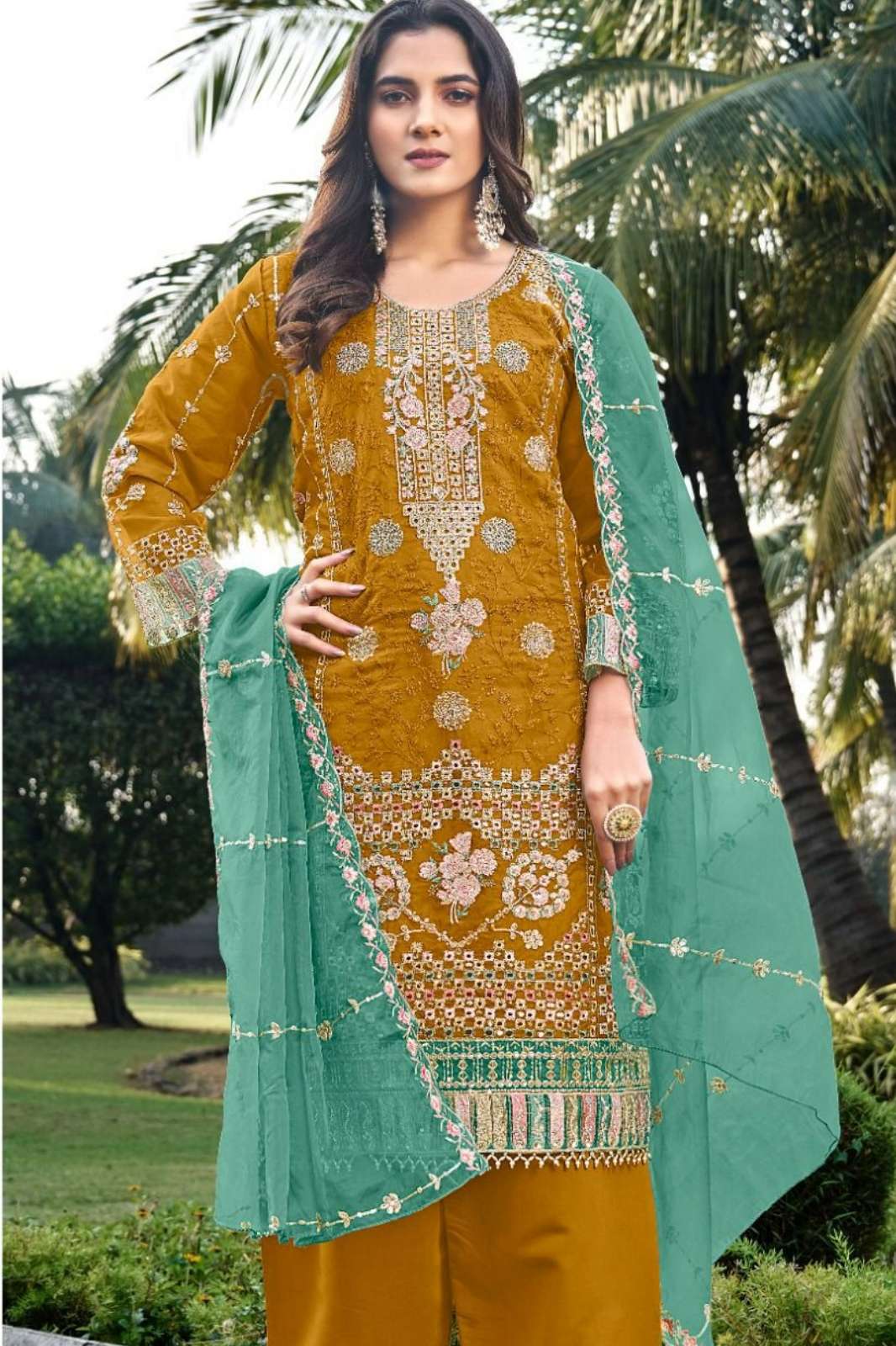 Deepsy Suits 2276 Organa Pakistani Suit with Embroidery & Zarkan Work