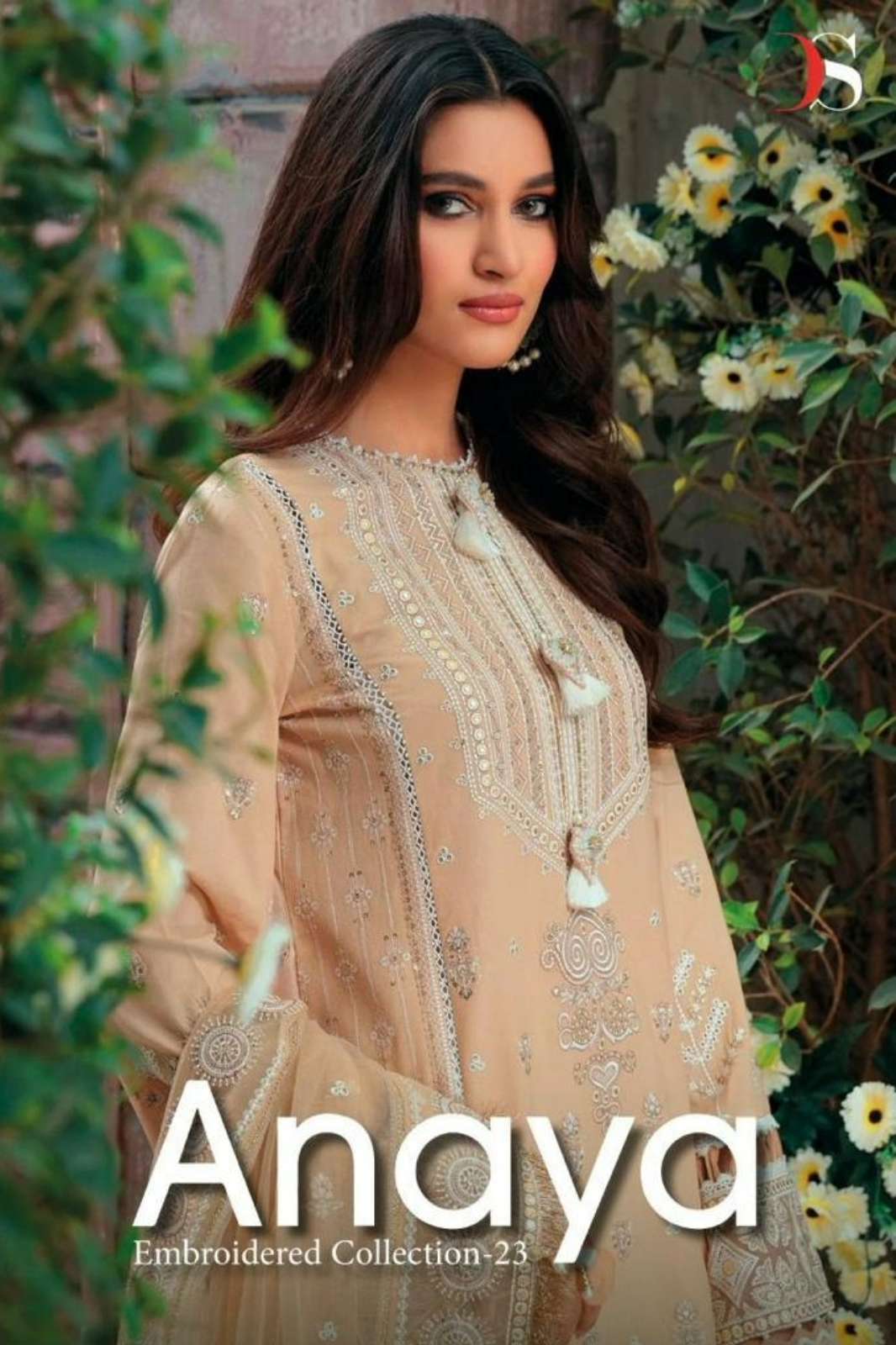 Deepsy Suits Anaya embroidered collection 23 Pure Cotton Pakistani Suit