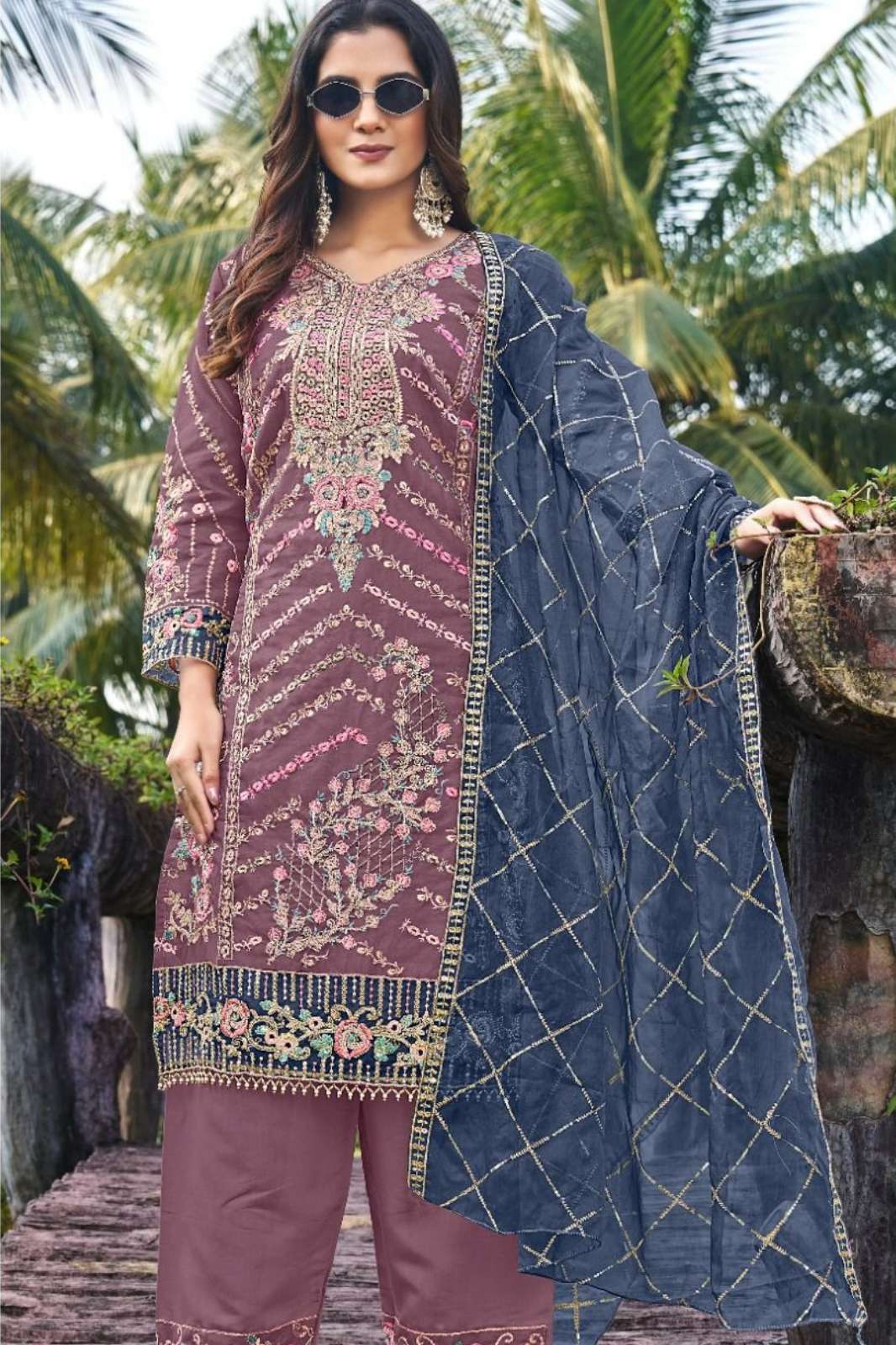 Deepsy Suits D 2275 Organa Pakistani Suit with Embroidery & Zarkan Work