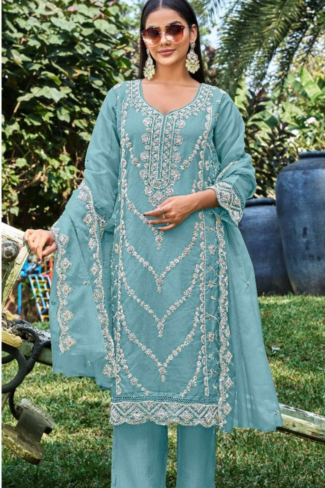 Deepsy Suits D 2277 Organa Pakistani Suit with Embroidery Work 