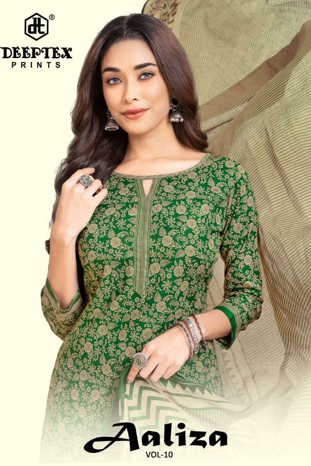Deeptex Aaliza Vol 10 Premium Cotton Beautiful Printed Suit