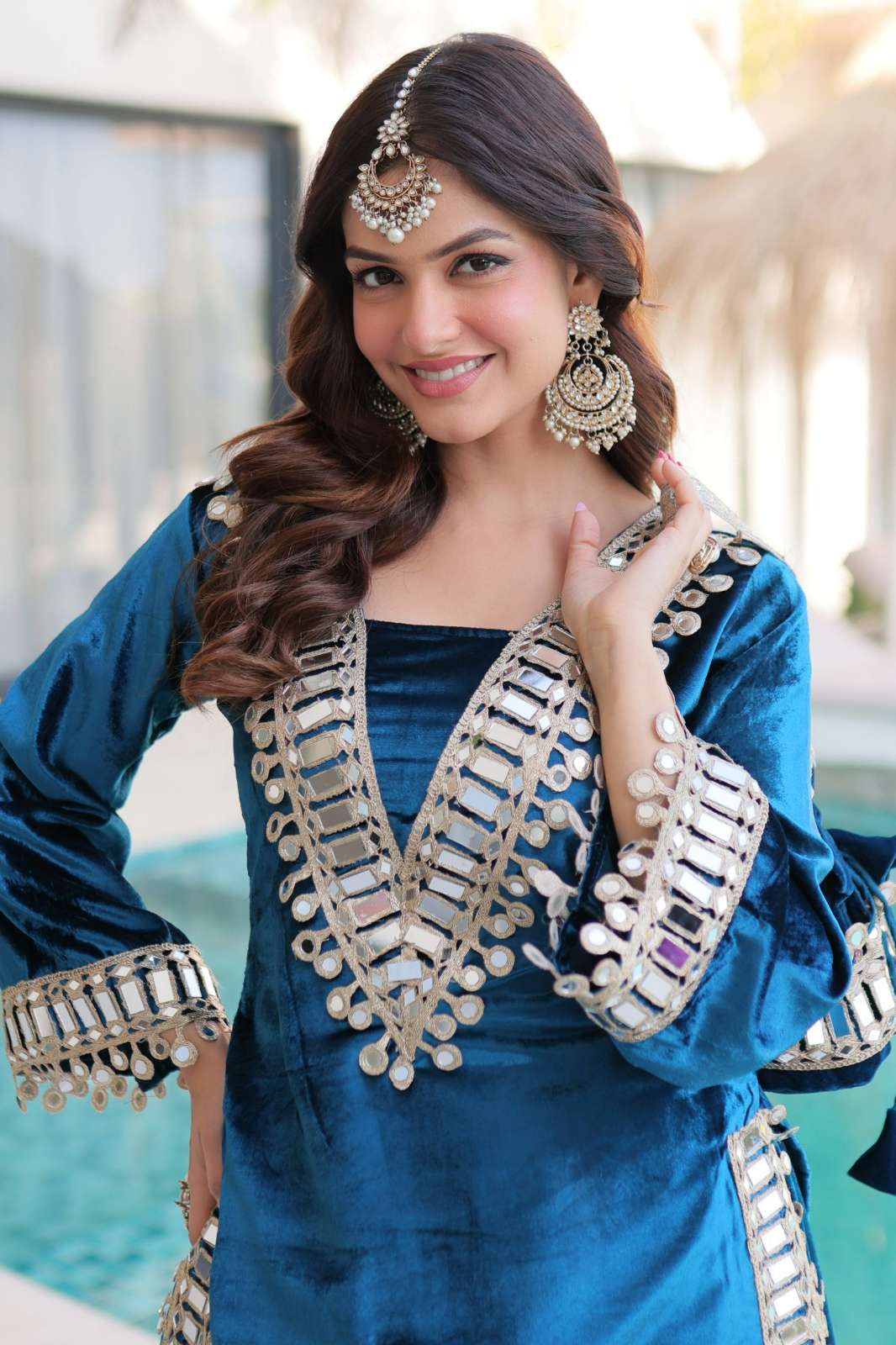 Fashionbazar365 LW 9307 Ice Velvet Designer Salwar Suit