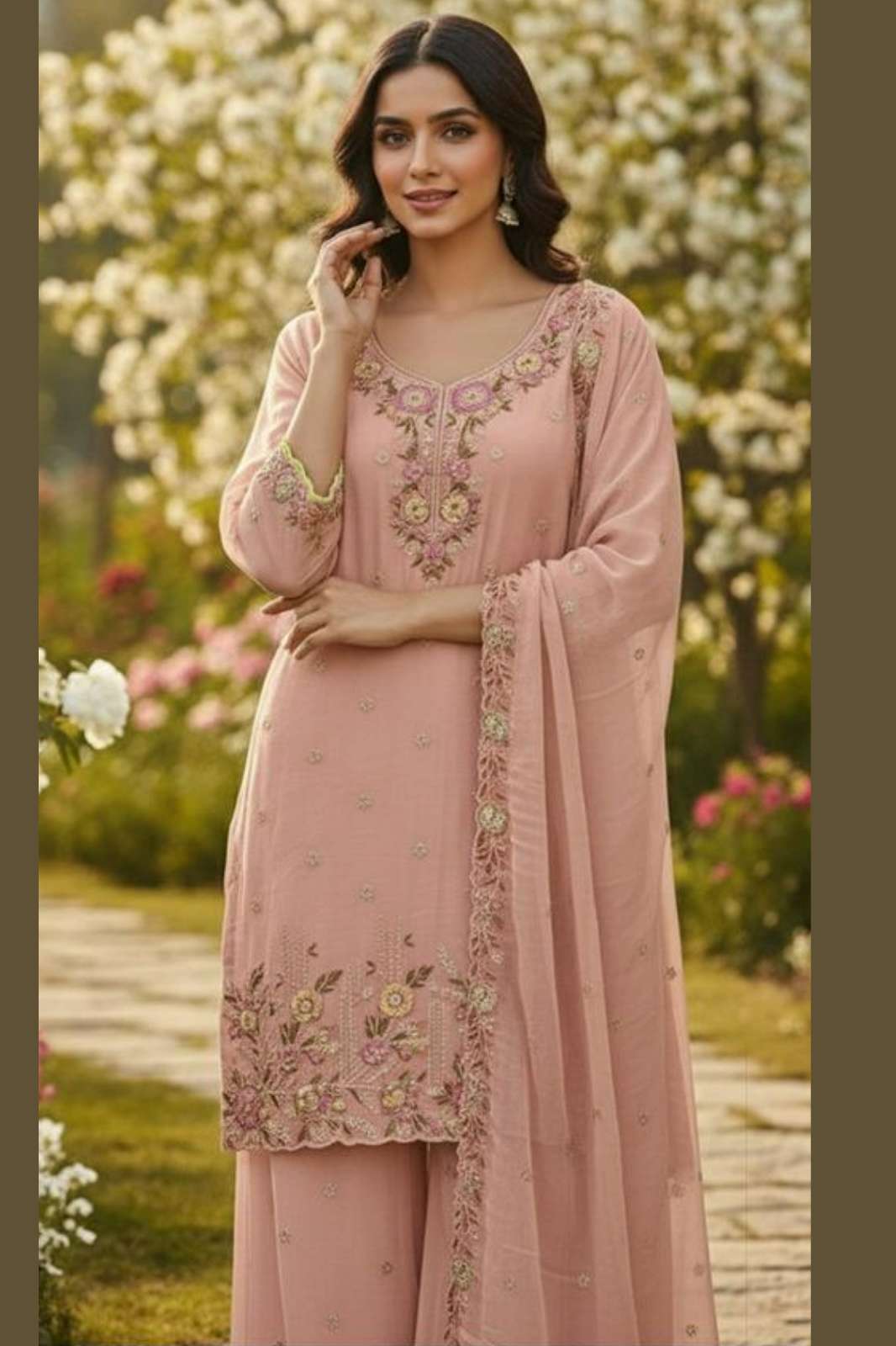 Hoor Tex HF 358 A To D Heavy Chiffon Pakistani Salwar Suit