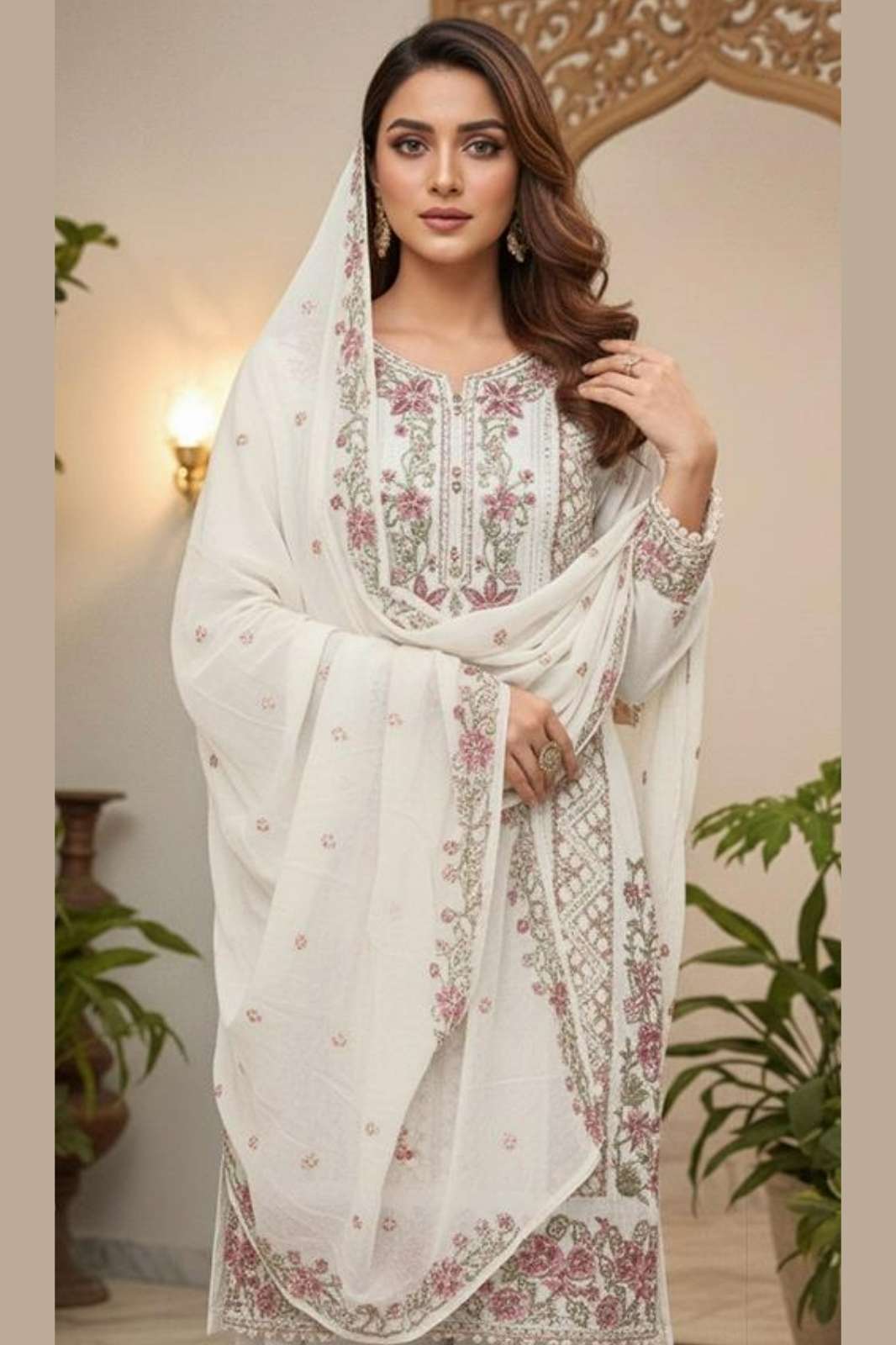 Hoor Tex HF 463 A To D Heavy Chiffon Pakistani Salwar Suit