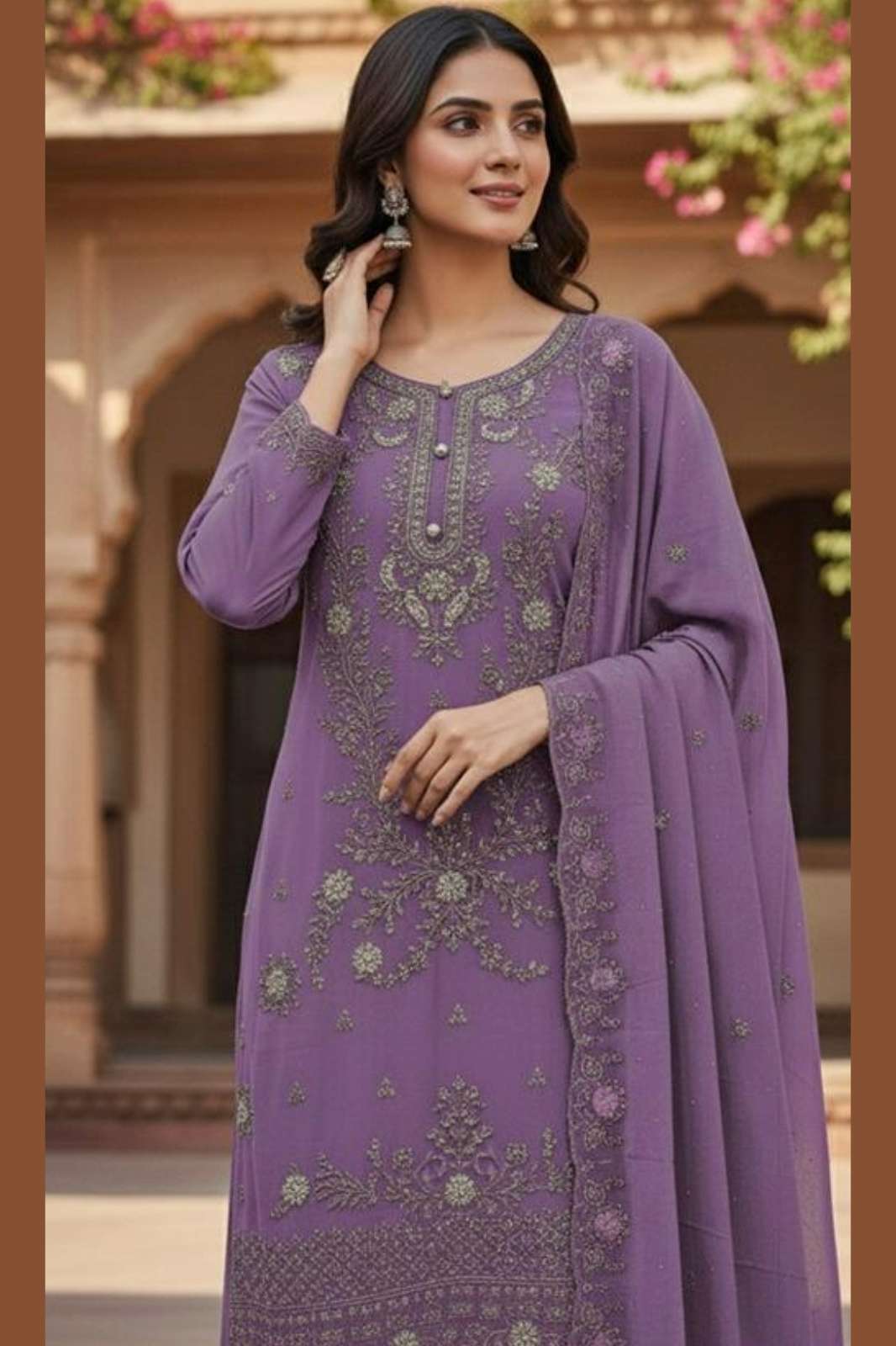 Hoor Tex HF 468 A To D Heavy Georgette Pakistani Salwar Suit 