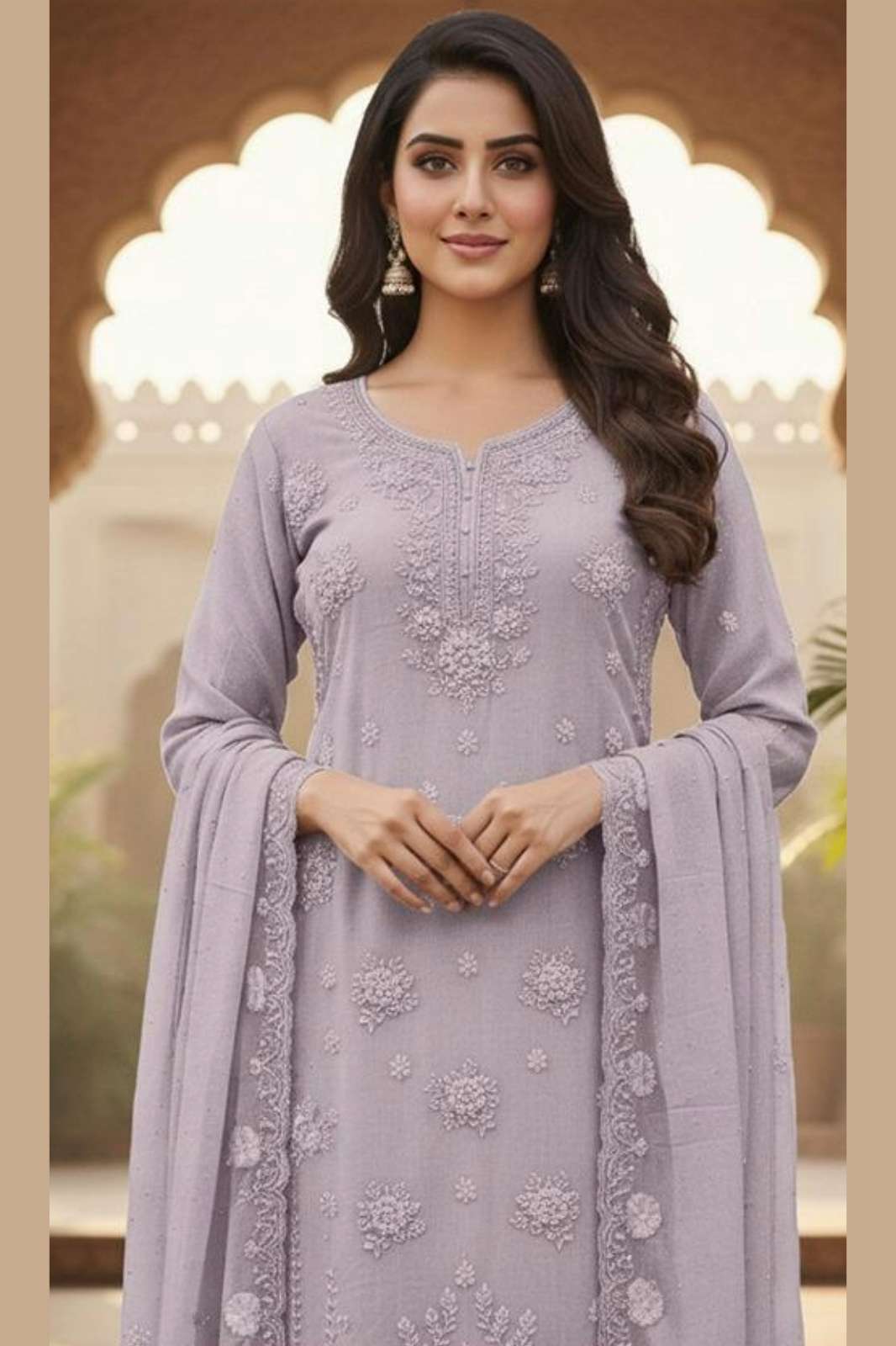 Hoor Tex HF 474 A To D Heavy Georgette Pakistani Style Suit