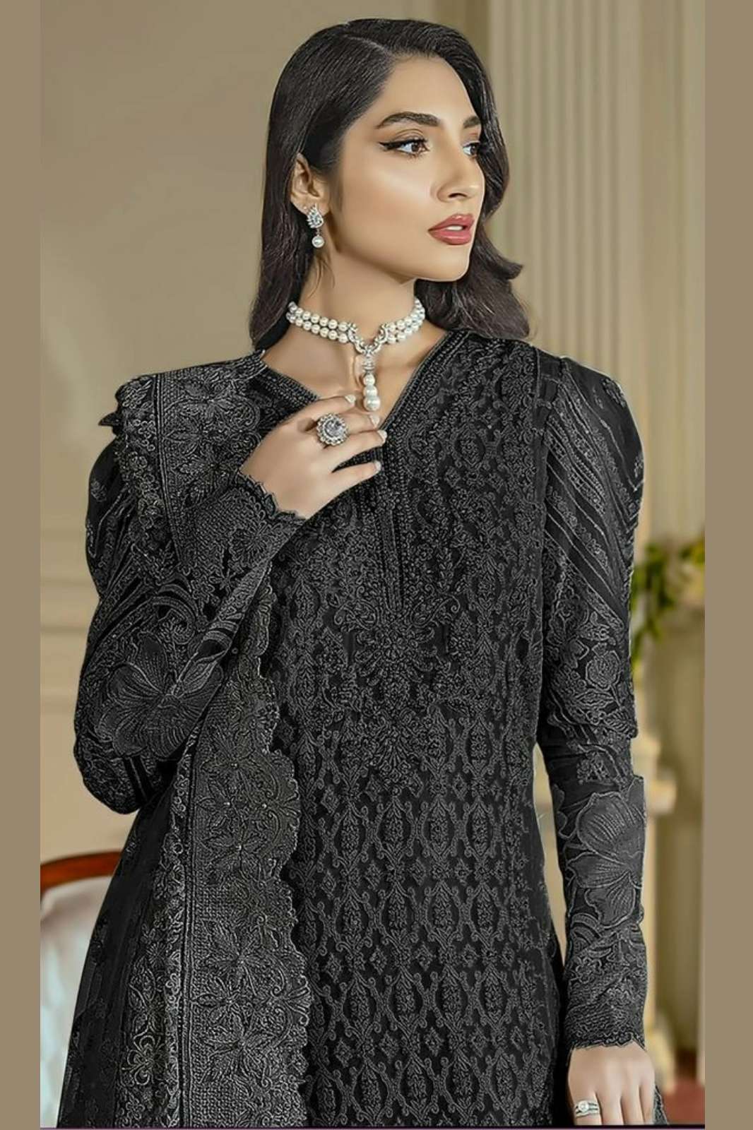 Iznik Fab 114ABCD Heavy Organza Pakistani Salwar Suit