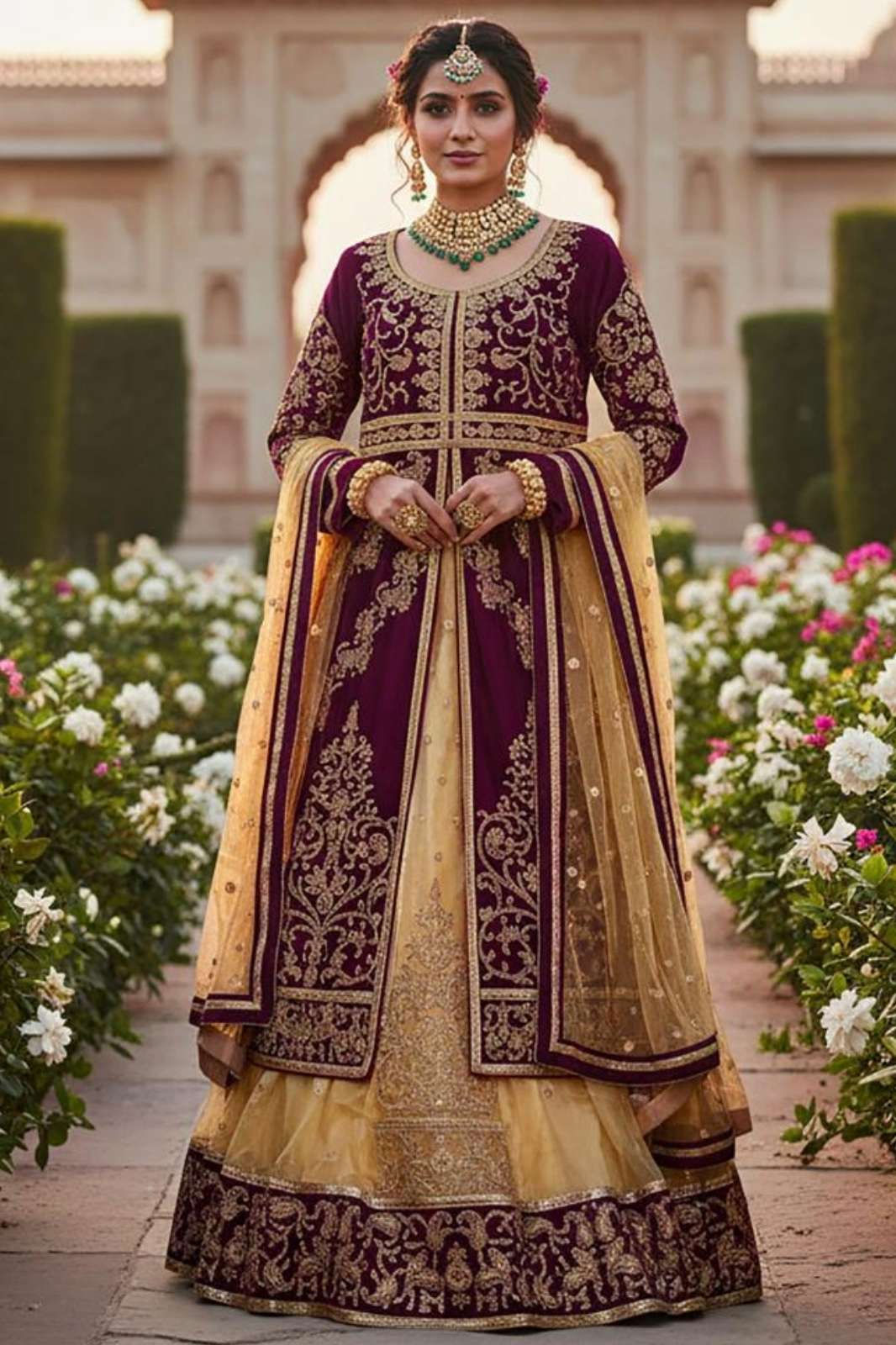 KB SERIES KB 4102 9000 MARKABLE VELVET ANARKALI STYLE SUIT