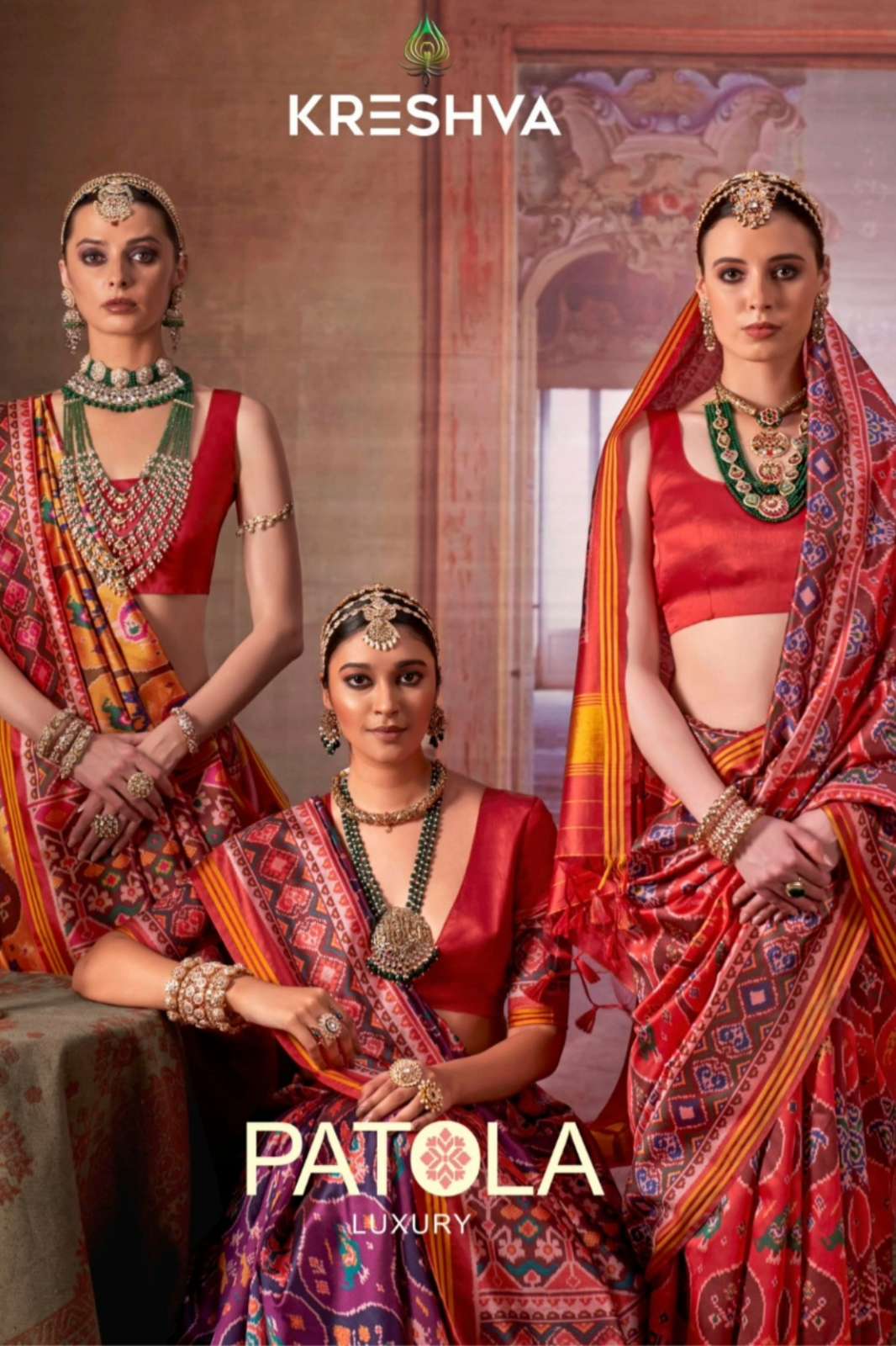 Kreshva Patola Luxury P 039 TO P 042 Superior Twill P V Silk Saree