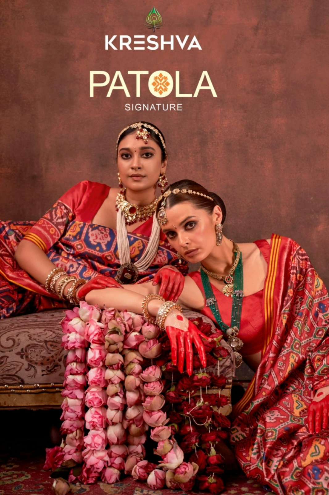 Kreshva Patola Signature P 085 TO P 088 Superior Twill P V Silk Saree