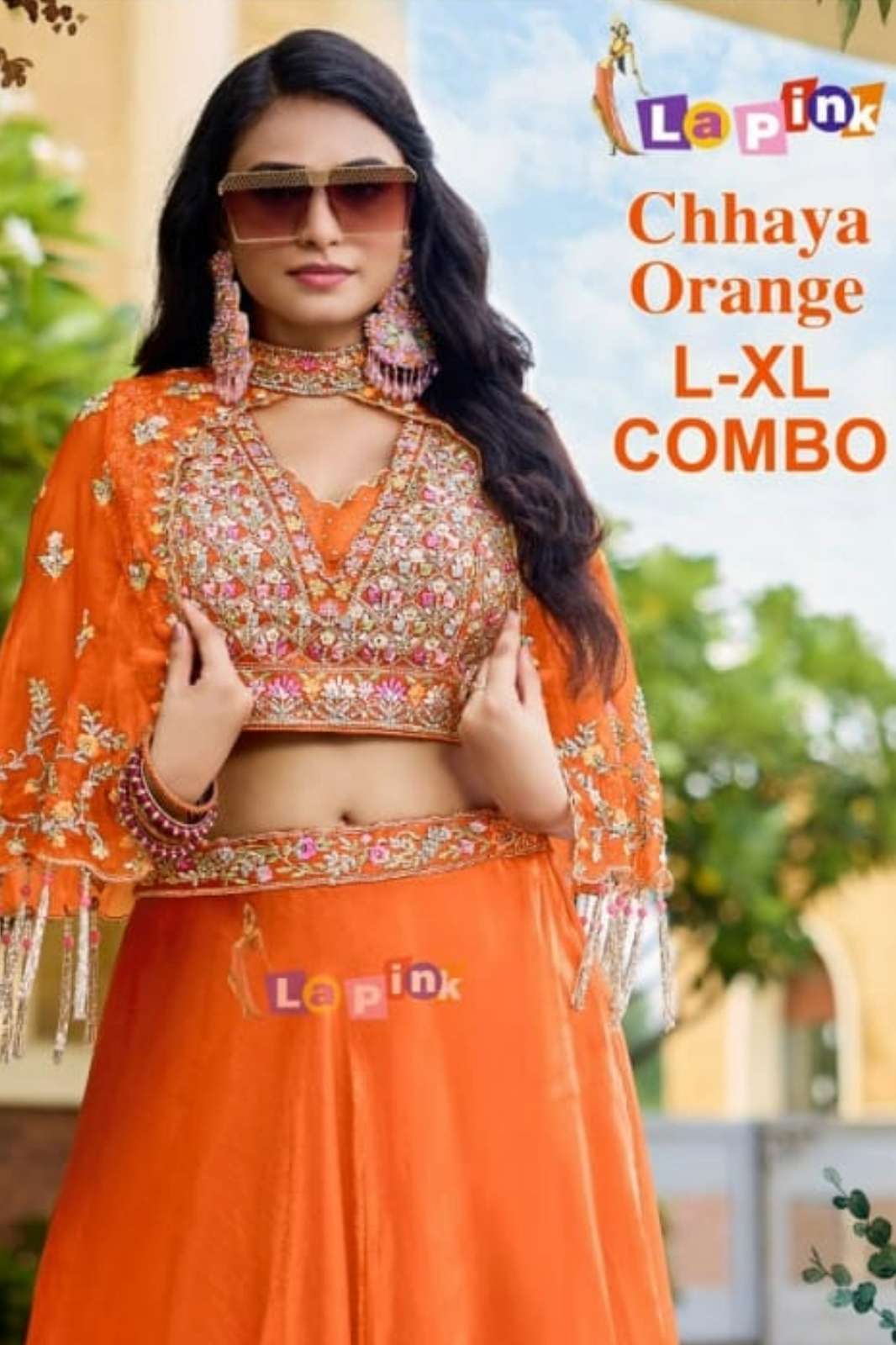 Lapink Jimmy Choo Designer Lehenga Set with Paucha