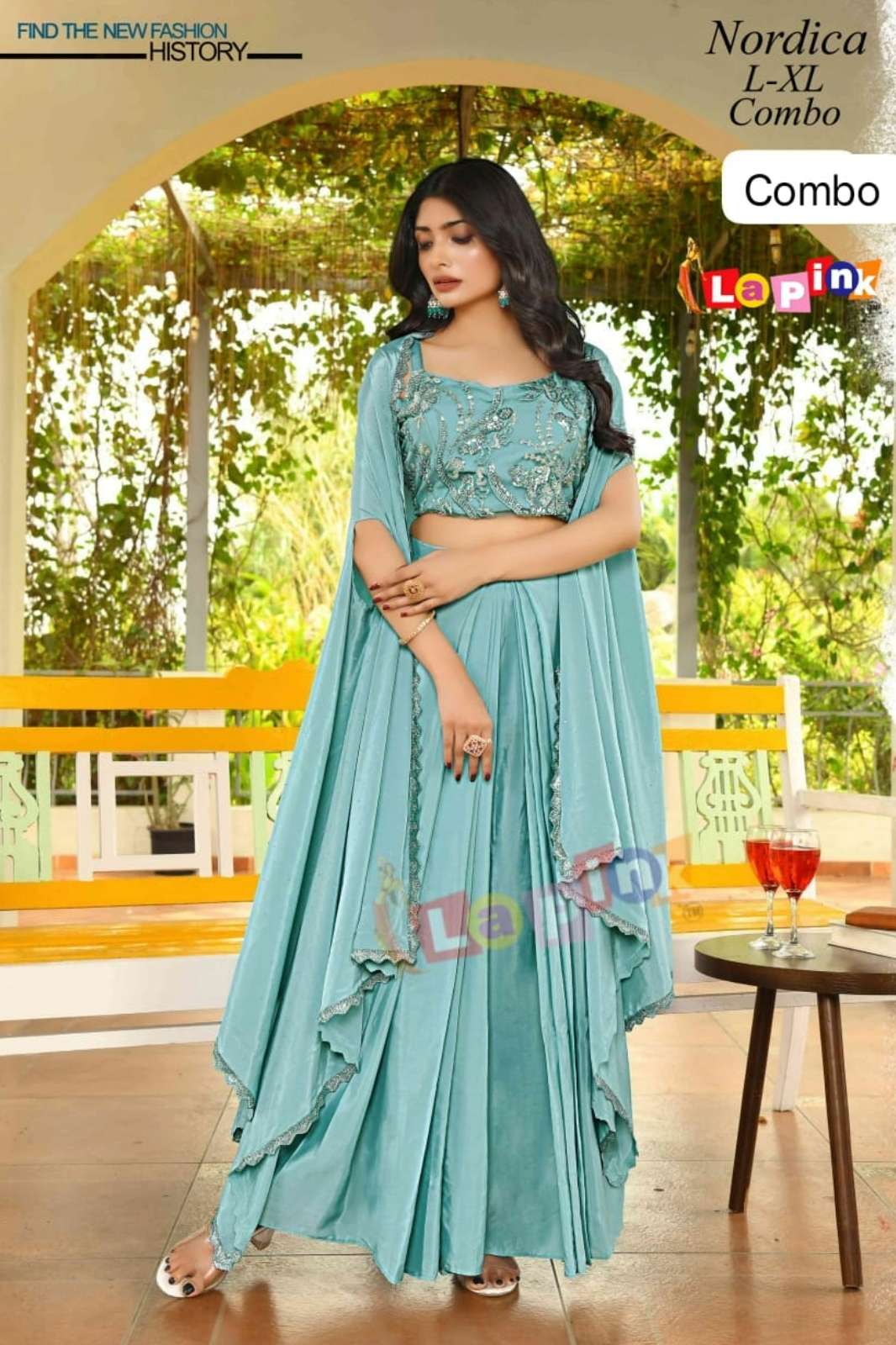 Lapink Ready to Wear Silk Designer Three Piece Set