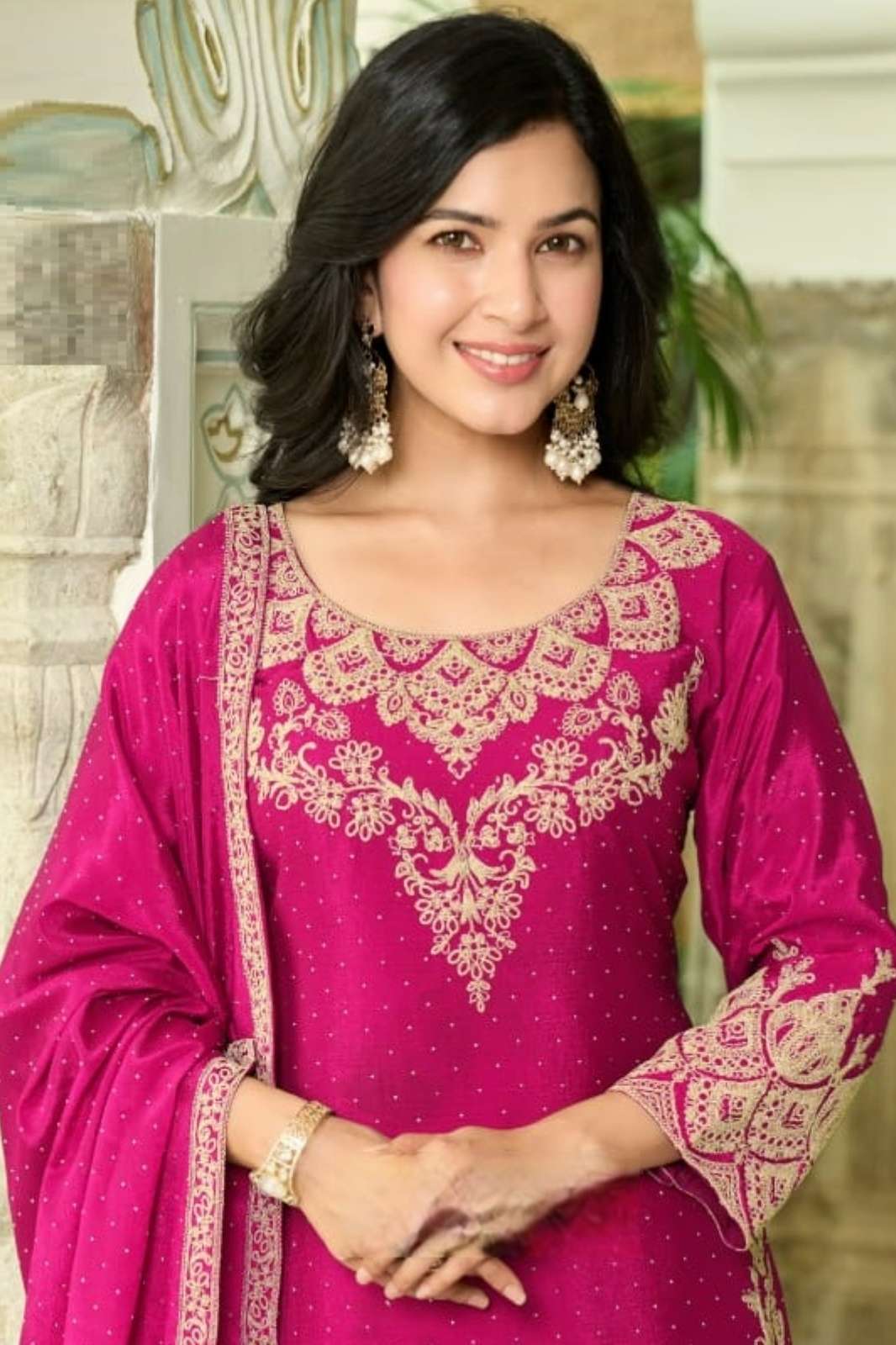 Lapink Silk Fancy Designer Peplum with Skirt & Dupatta