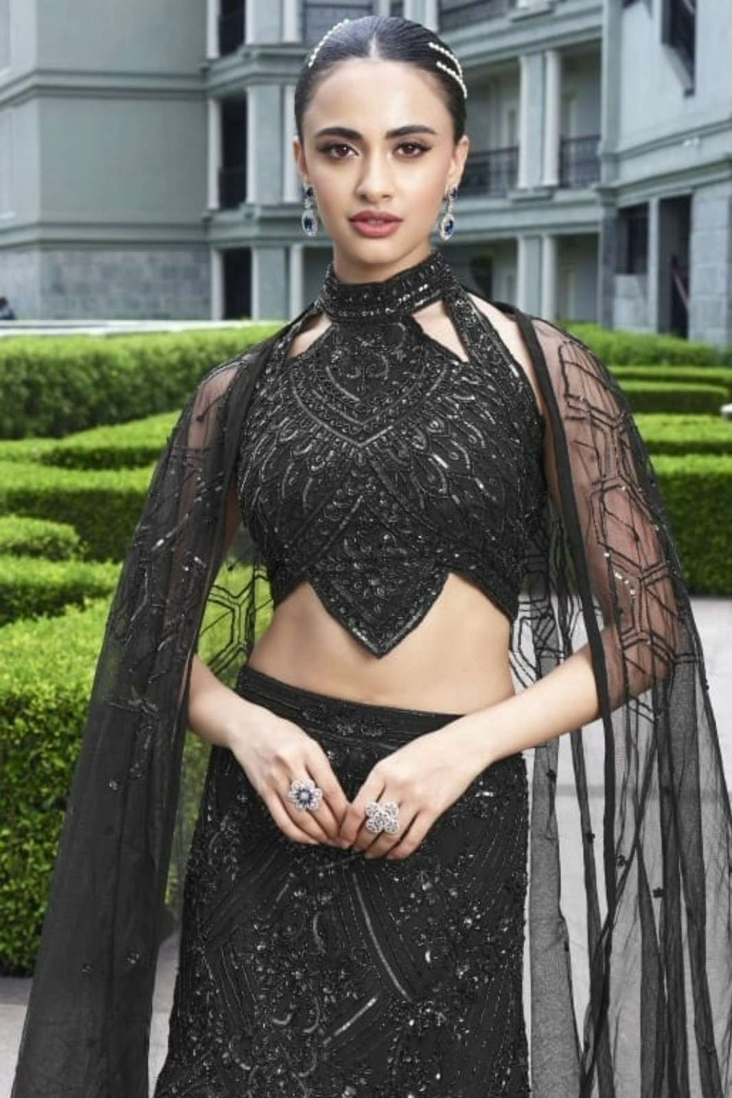 Lapink Viscose Designer Fish Cut Lehenga Set