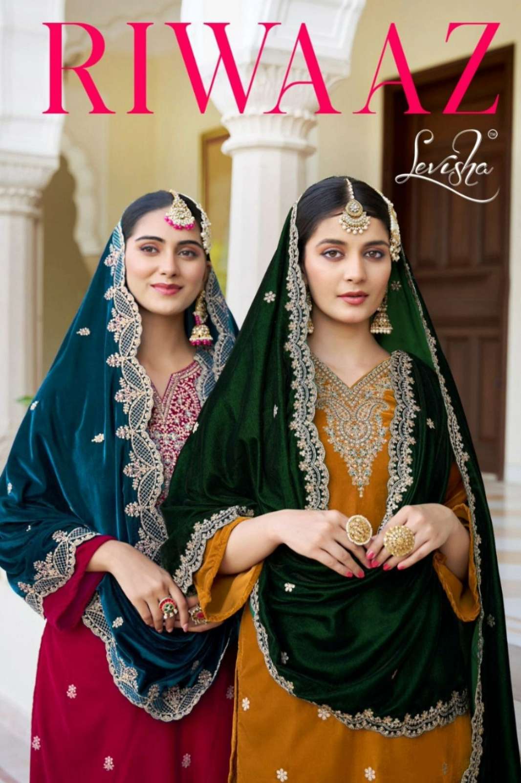 Lavisha RIWAAZ VOL 2 Pure Velvet Embroidered Party Wear Suit 