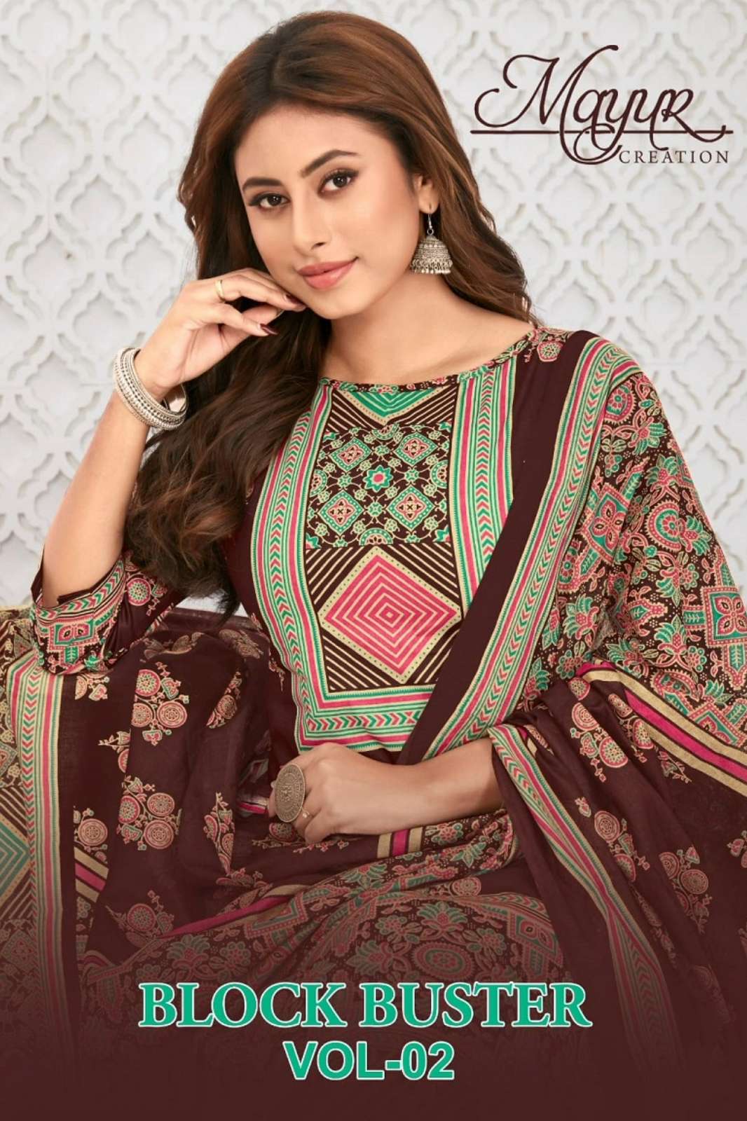 Mayur Block Buster Vol 2 Beautiful Printed Pure Cotton Suit