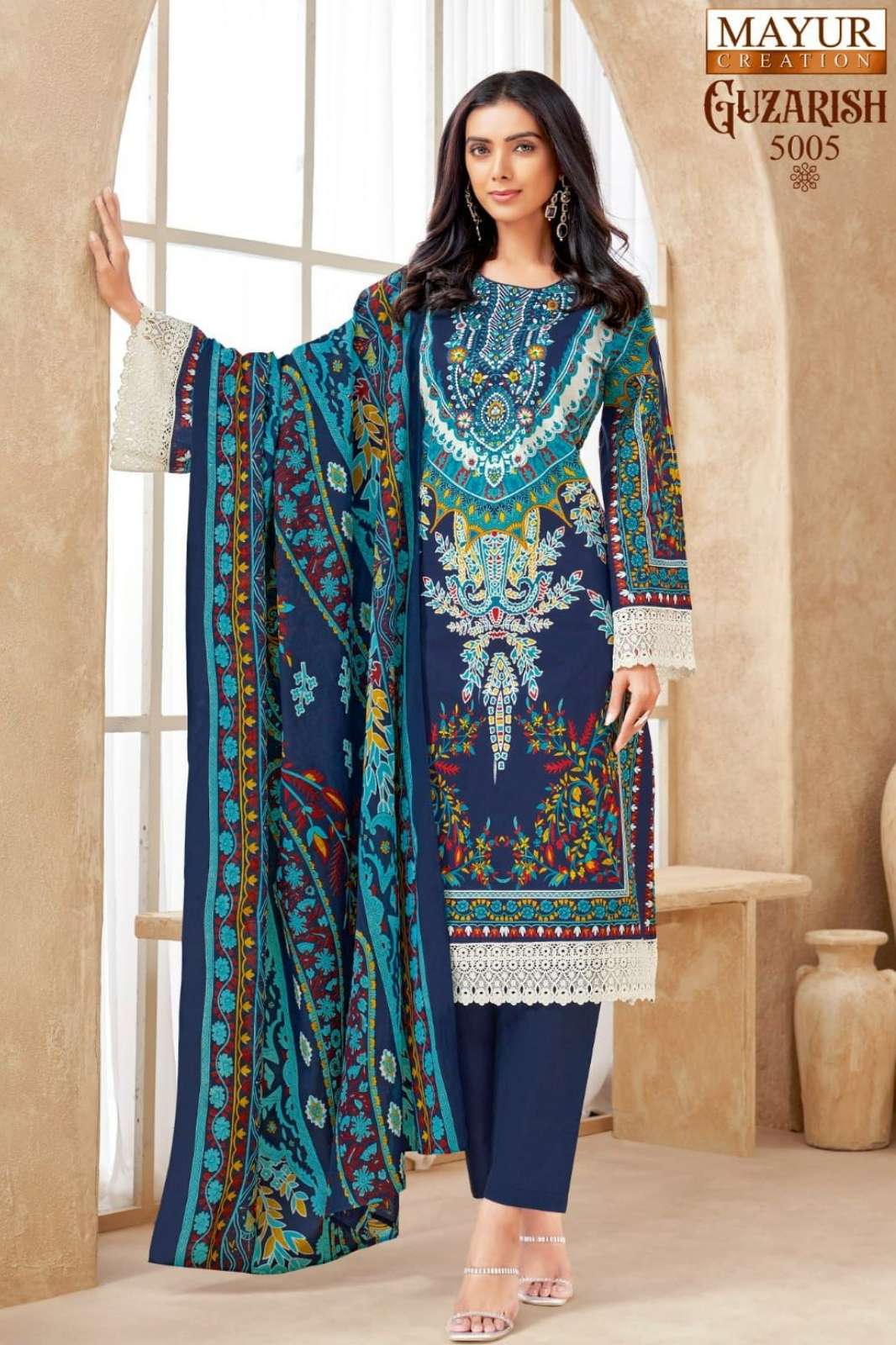 MAYUR CREATION GUZARISH VOL 5 PRINTED COTTON FINE QUALITY SUITS