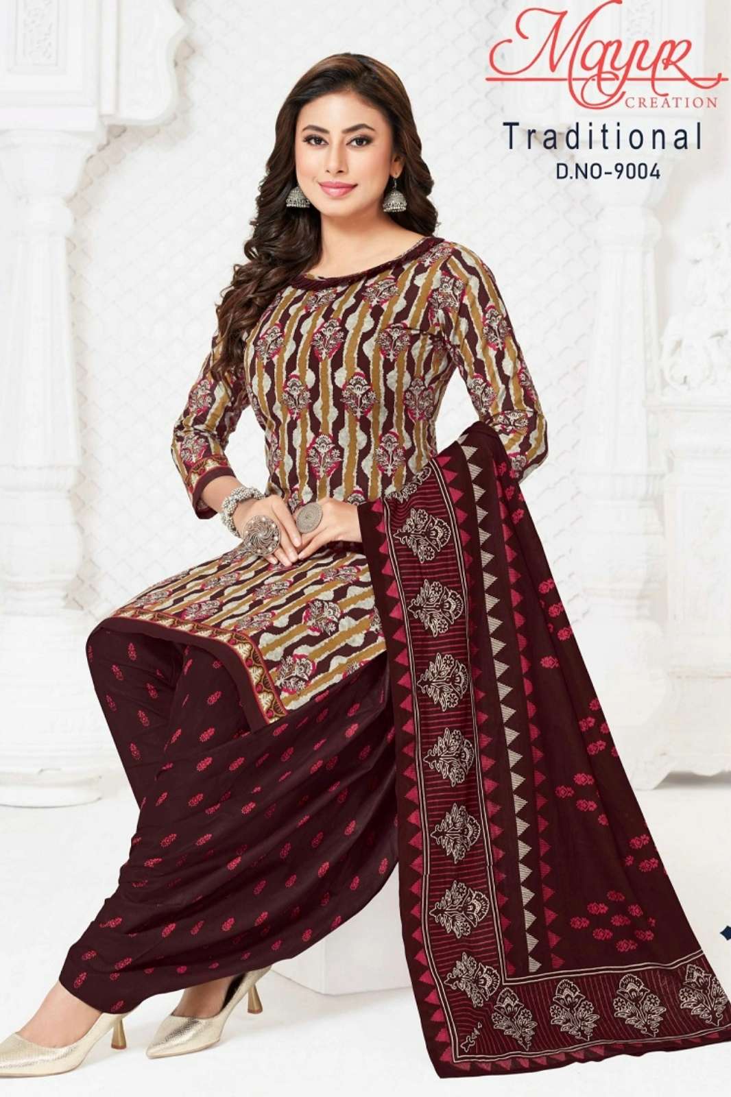 Mayur Traditional Vol 9 Pure Cotton Beautiful Printed Suit