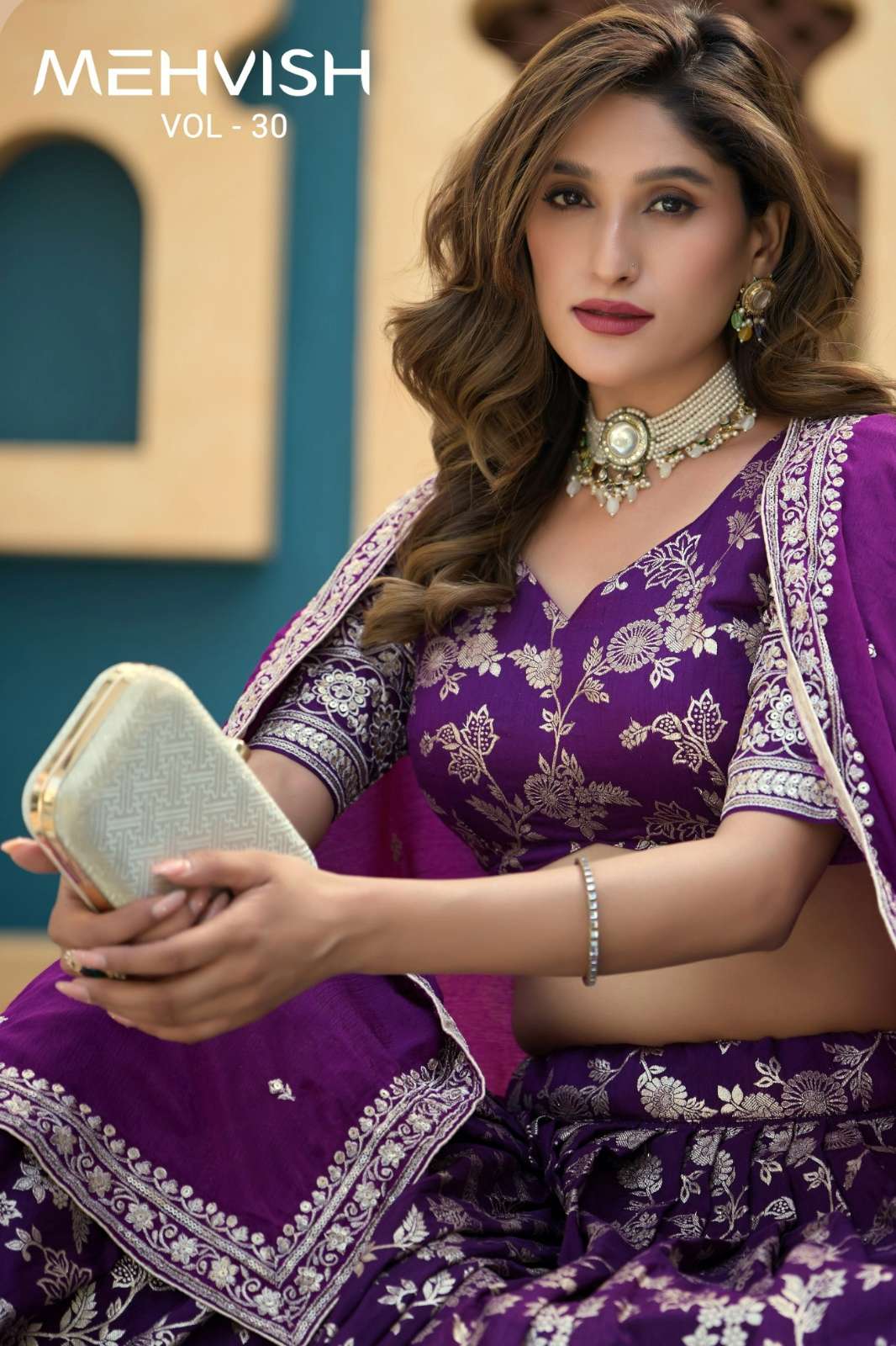 Mehvish MEHVISH VOL 30 Dola Silk Jacquard Lehenga Choli