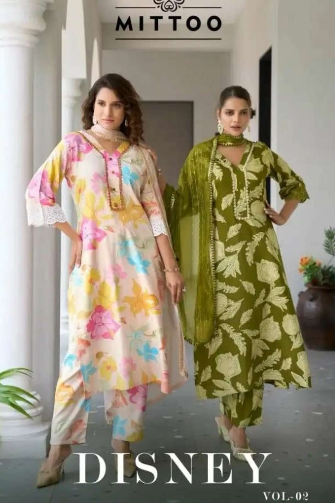 Mittoo Disney Vol 2 Ready to Wear Rayon Beautiful Hand Work Kurti 