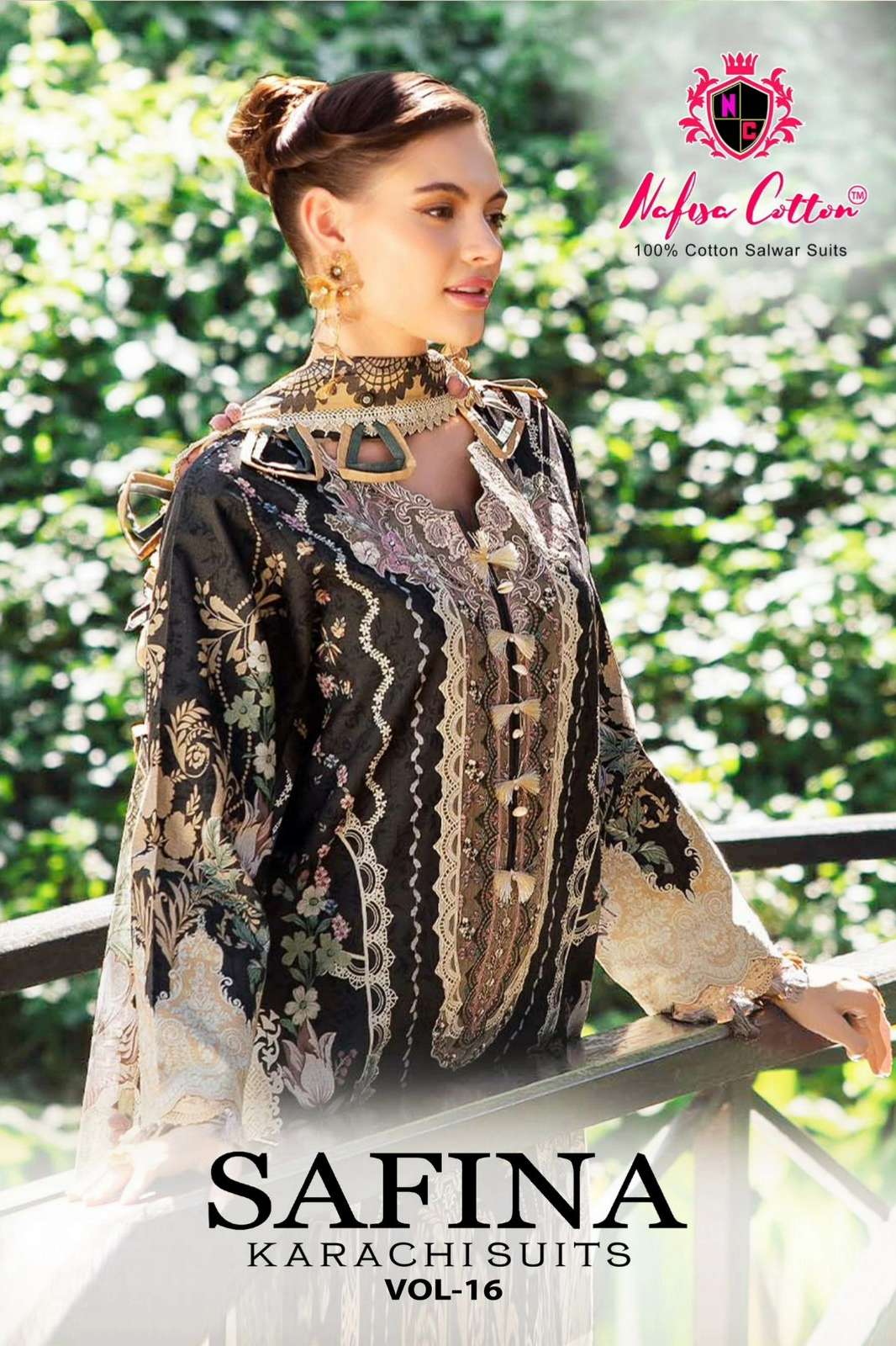 Nafisa Cotton SAFINA KARACHI SUITS VOL 16 Pure Soft Cotton Digital Print Pakistani Suit 