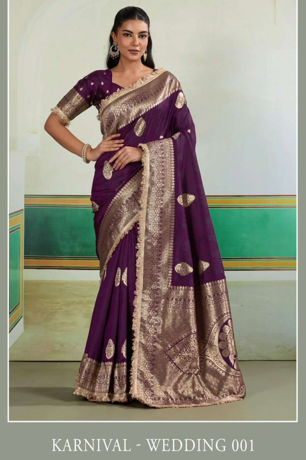 Rajtex KARNIVAL WEDDING Handloom Weaving Silk Saree