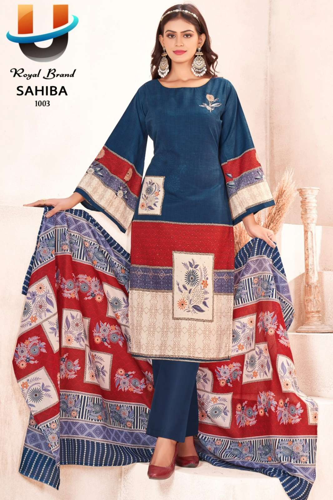 Royal SAHIBA VOL 1 Beautiful Printed Pure Cotton Suit 