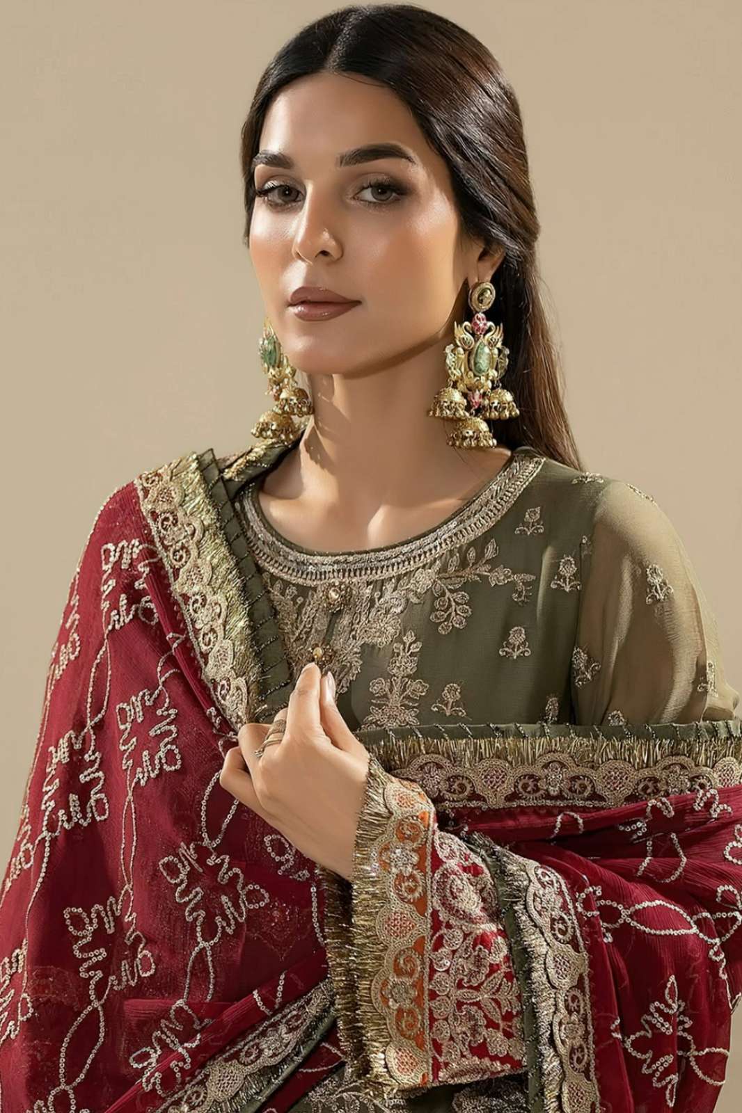 SAJIDA 1119 1120 1121 GEORGETTE PAKISTANI SALWAR SUIT