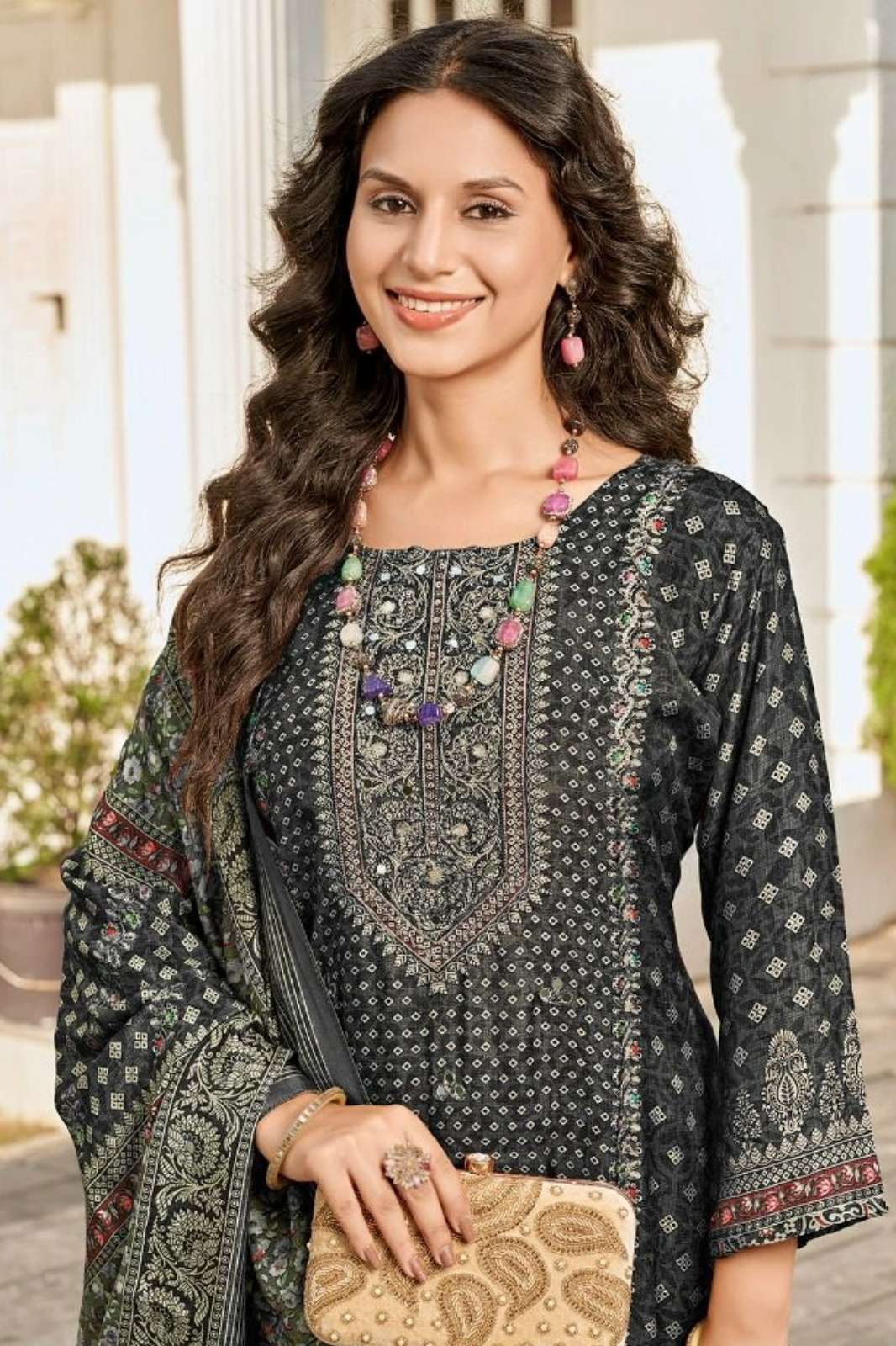 Shree fab KT 243 Pure Viscous Maslin Digital Printed Pakistani Suit