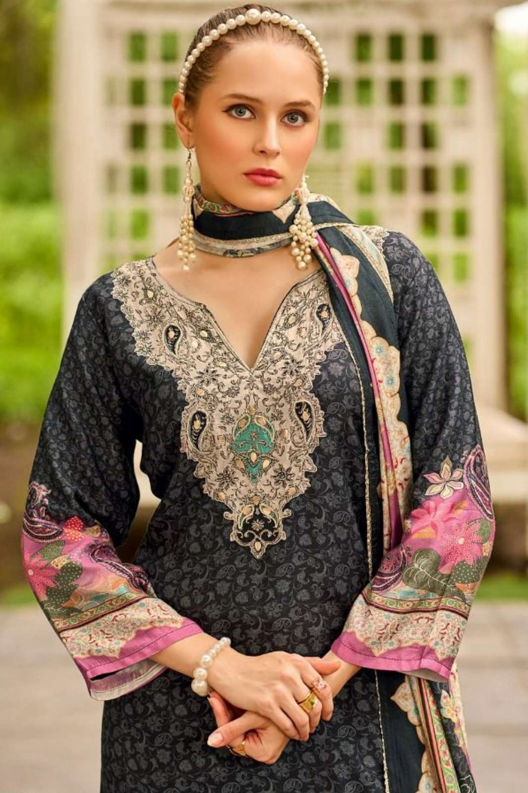 Shree fab KT 282 Pure Viscous Maslin Pakistani Salwar Suit