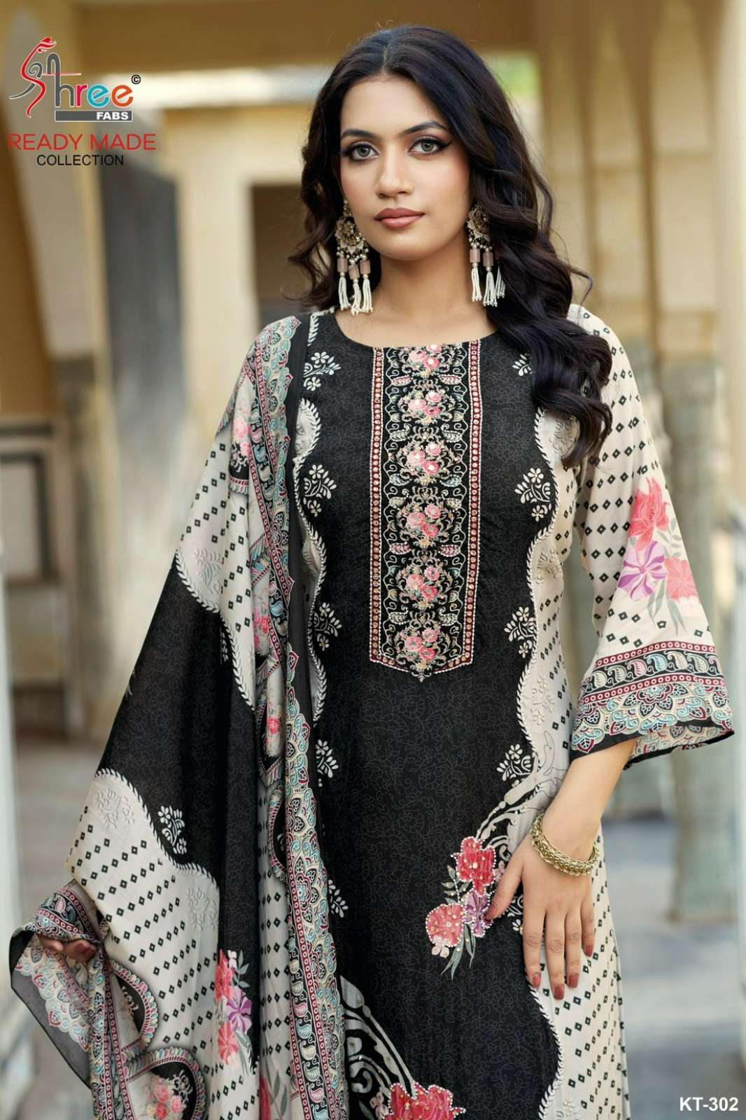 Shree fab KT 302 Pure Viscous Maslin Pakistani Suit