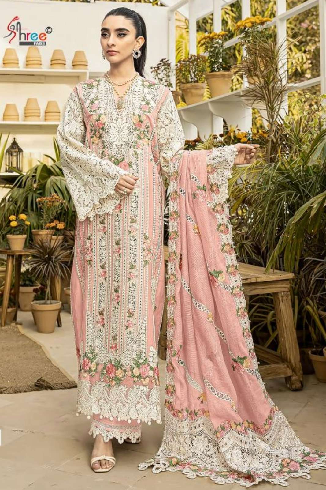 Shree Fab OMBRE PREMIUM REYON COLLECTION Vol 1 Embroidered Pakistani Suit 
