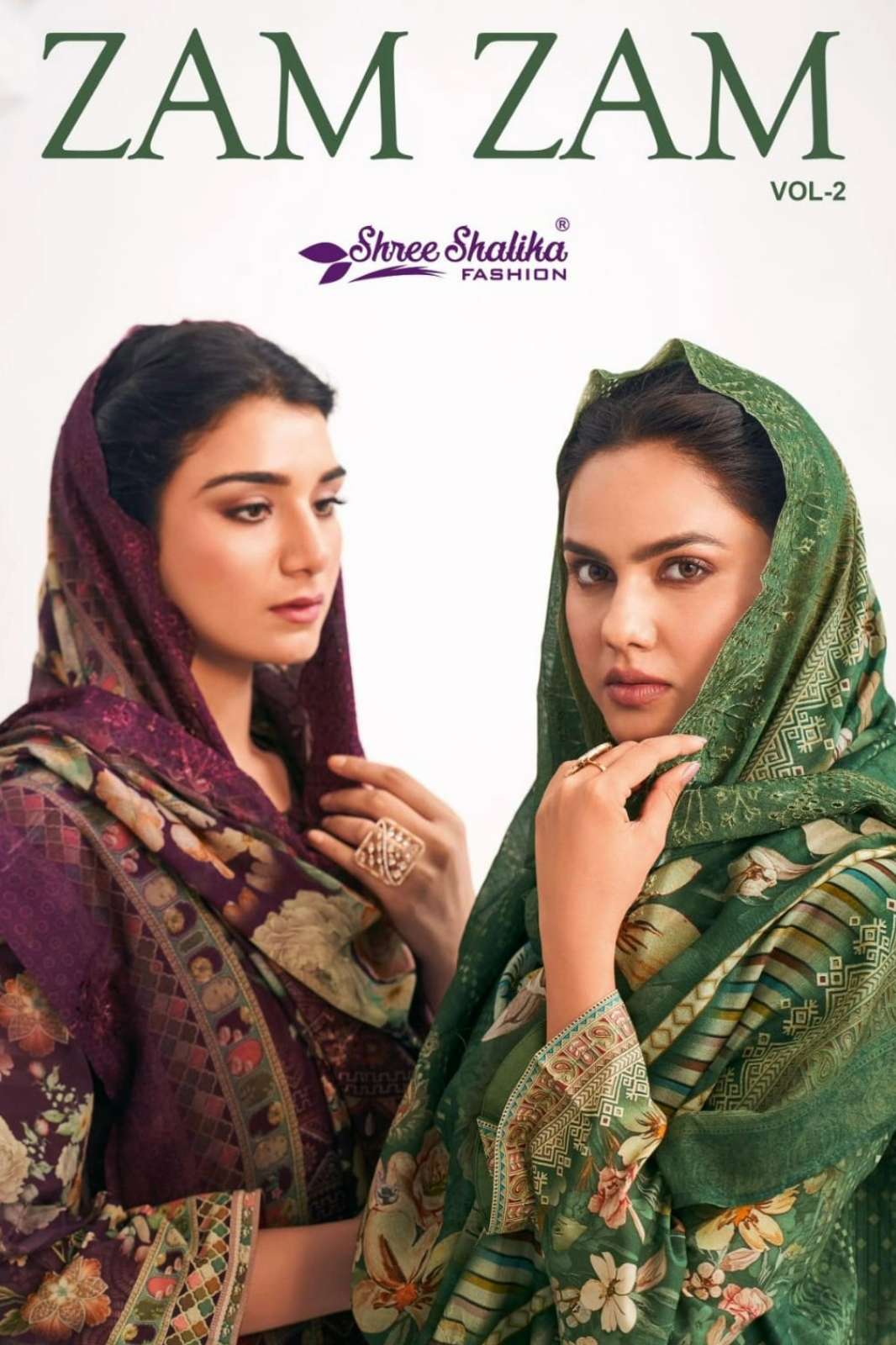 Shree Shalika ZAM ZAM VOL 2 Pure Lawn Cotton Embroidered Suit 