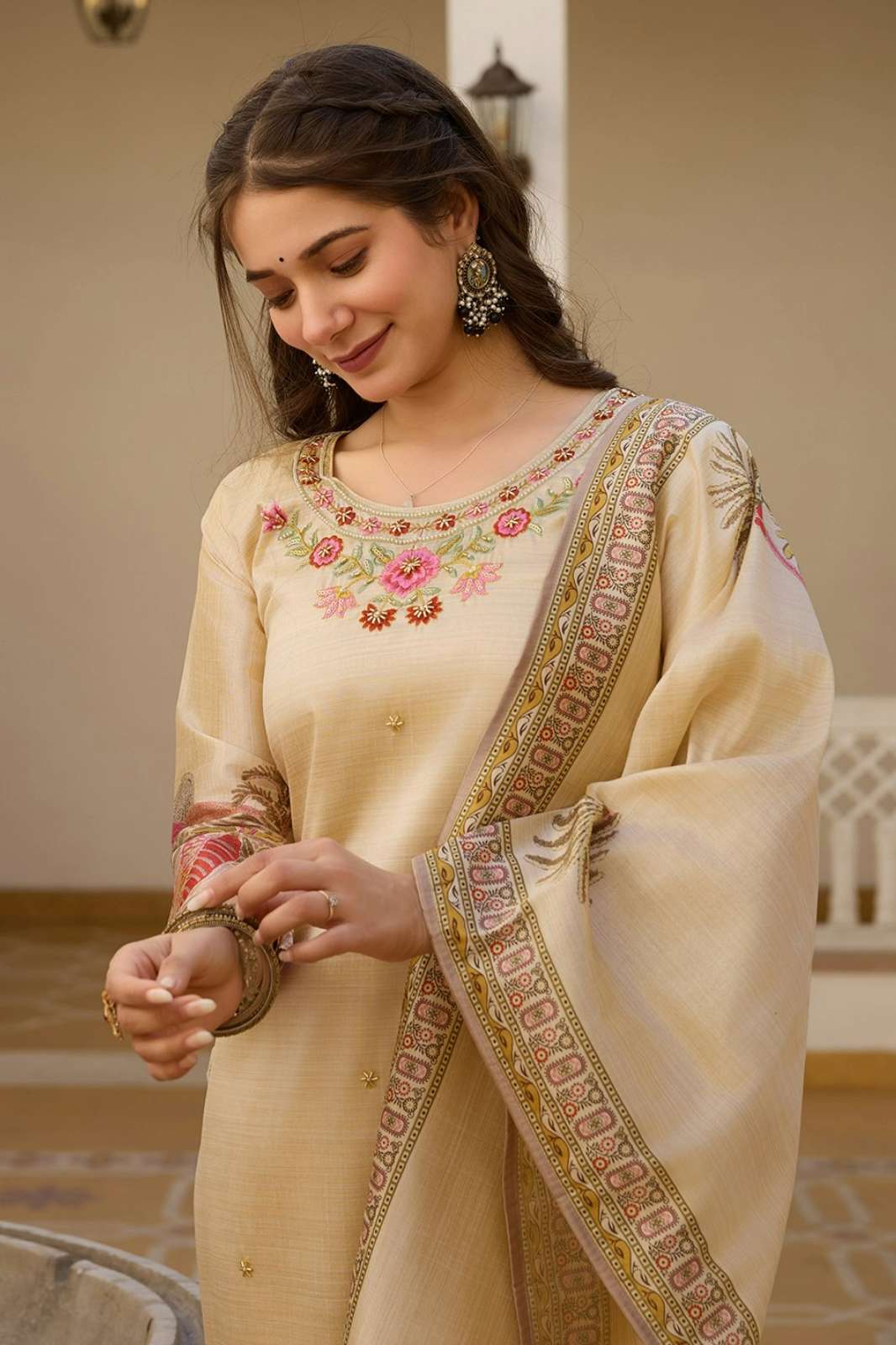 Shri Balaji Emporium 045 COLOURS Faux Georgette Sharara Suit