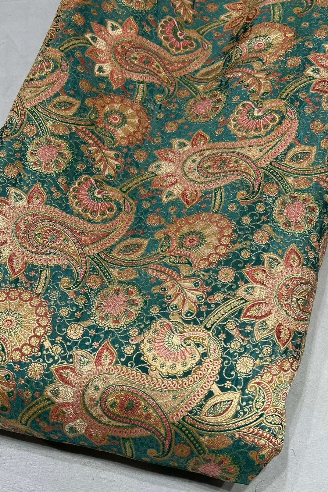 Shri Balaji Emporium 1256 Dola Silk Jaccord Work Designer Fabric