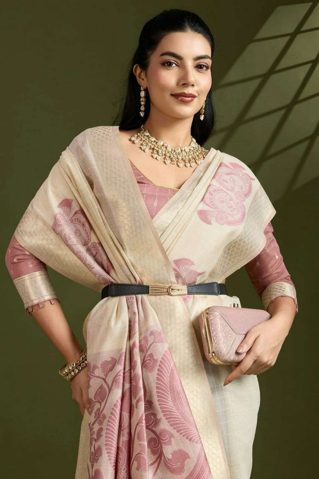 Shri Balaji Emporium 3842 Premium Soft Muga Cotton Saree 